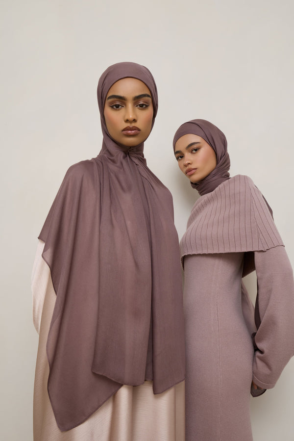 Modal Hijab - Peppercorn Hijabs Veiled 