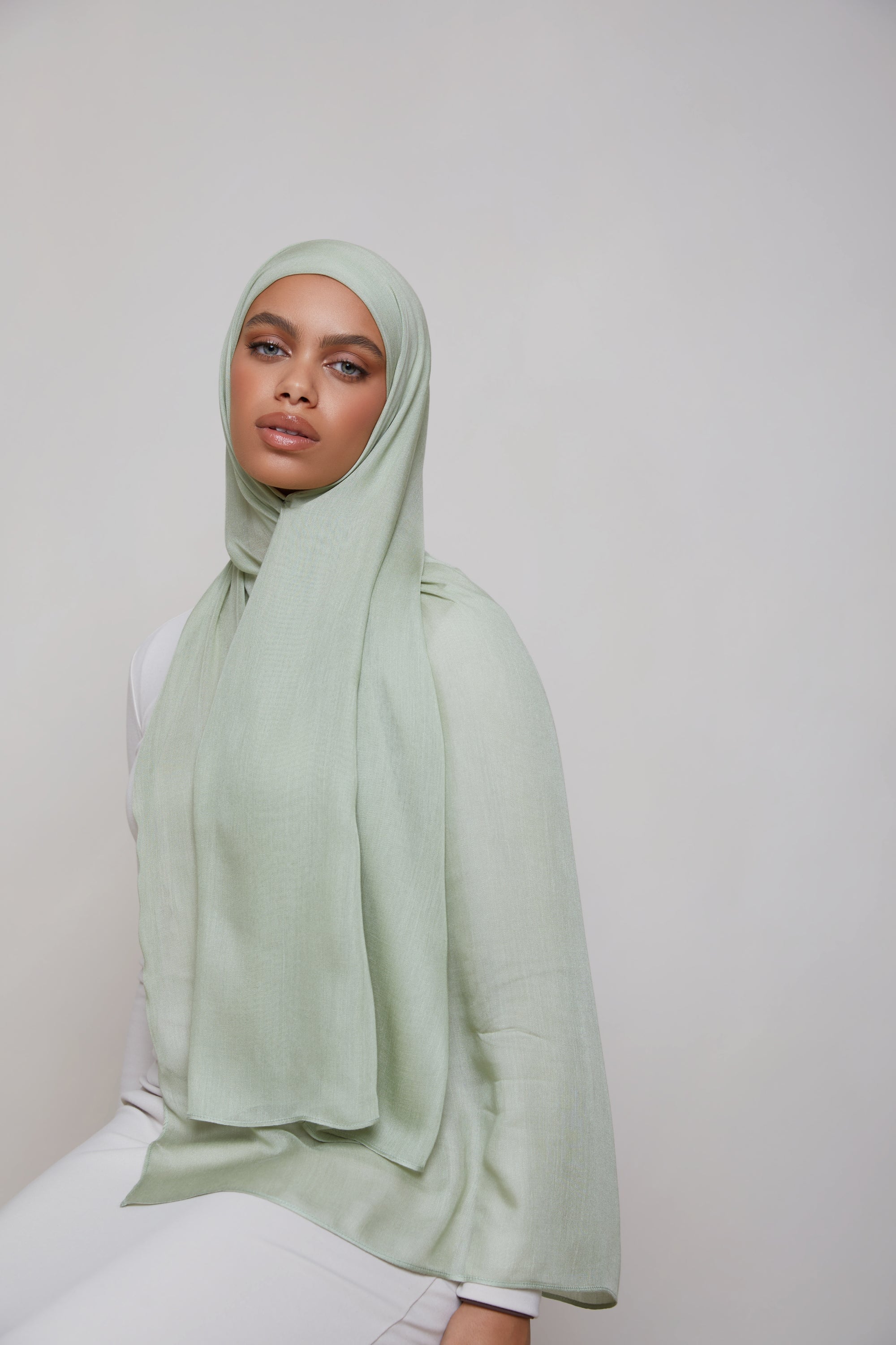 Modal Hijab - Pistachio Veiled 