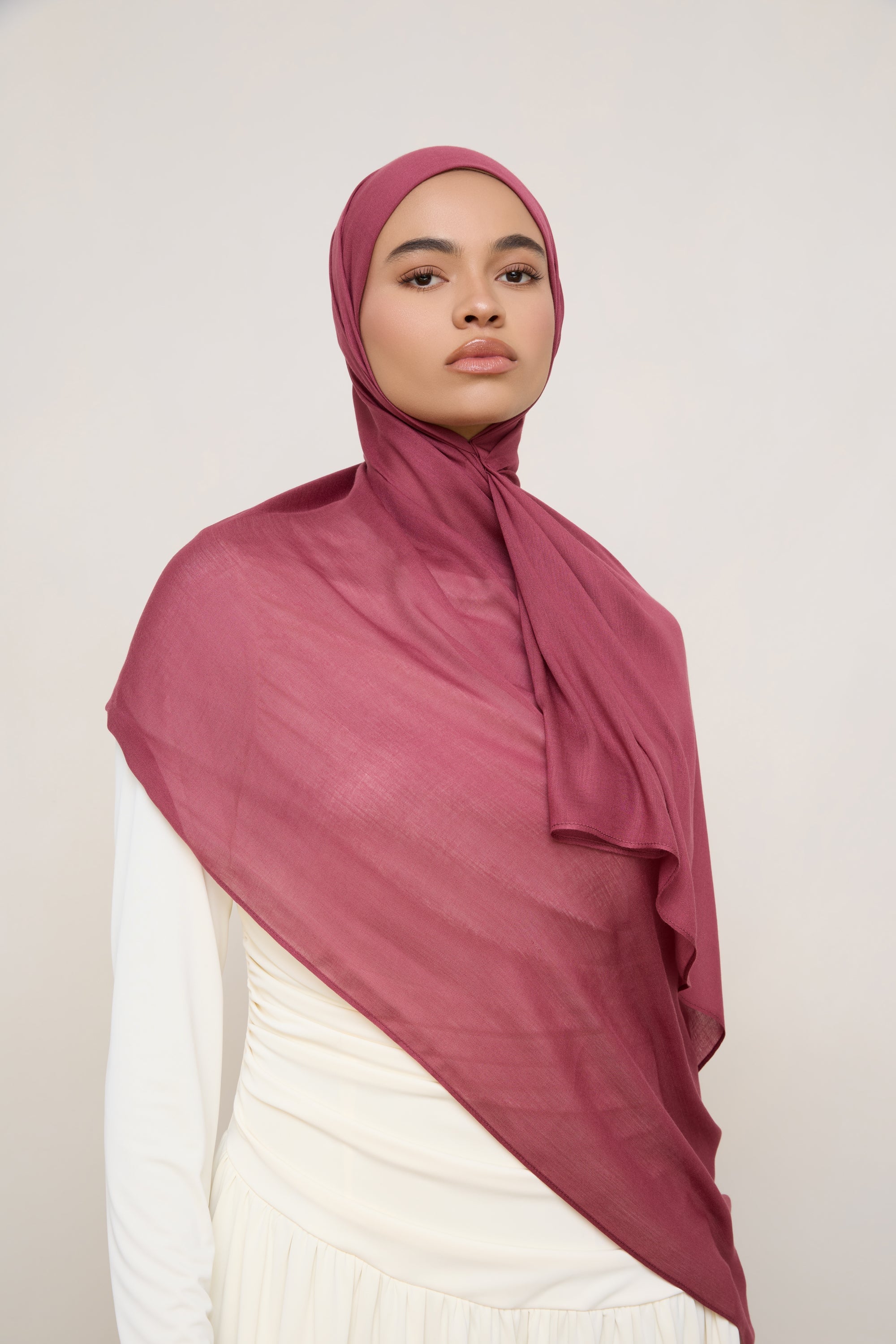 Modal Hijab - Pomegranate Hijabs Veiled 