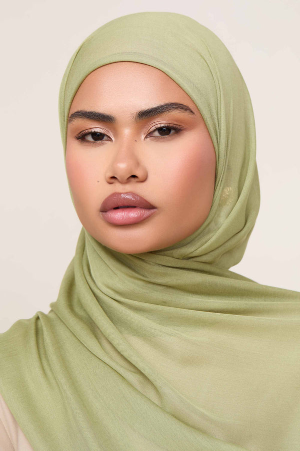 Printed Modal Hijab - Smoky Quartz