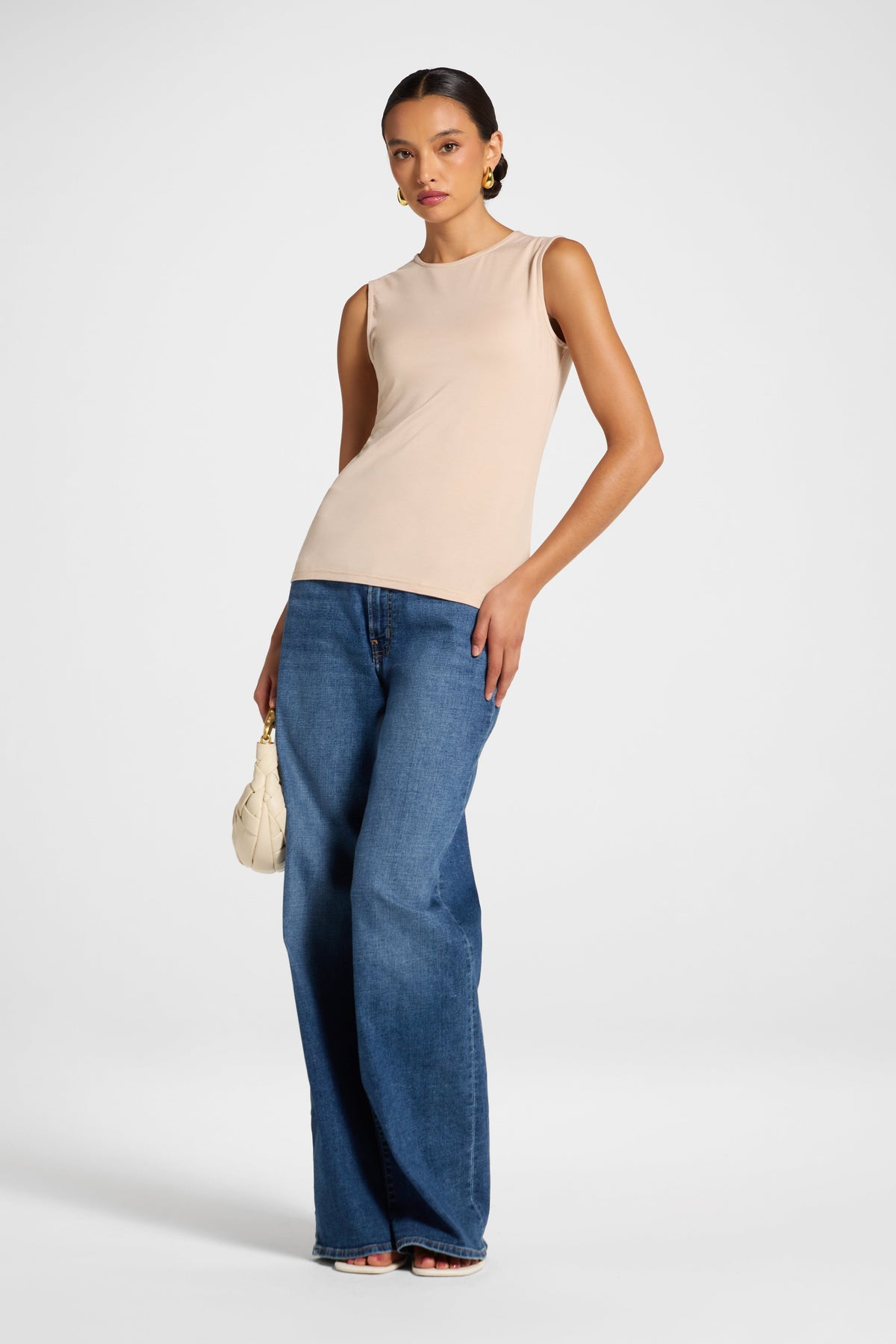 Modal Tank Top - Nude Veiled 