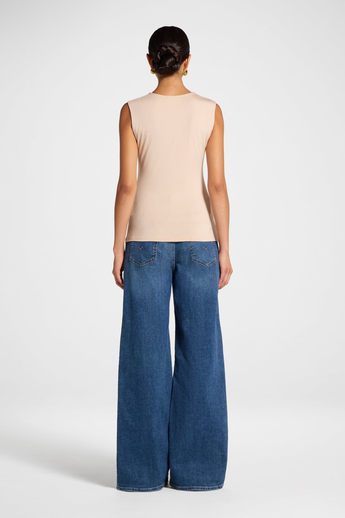 Modal Tank Top - Nude Veiled 