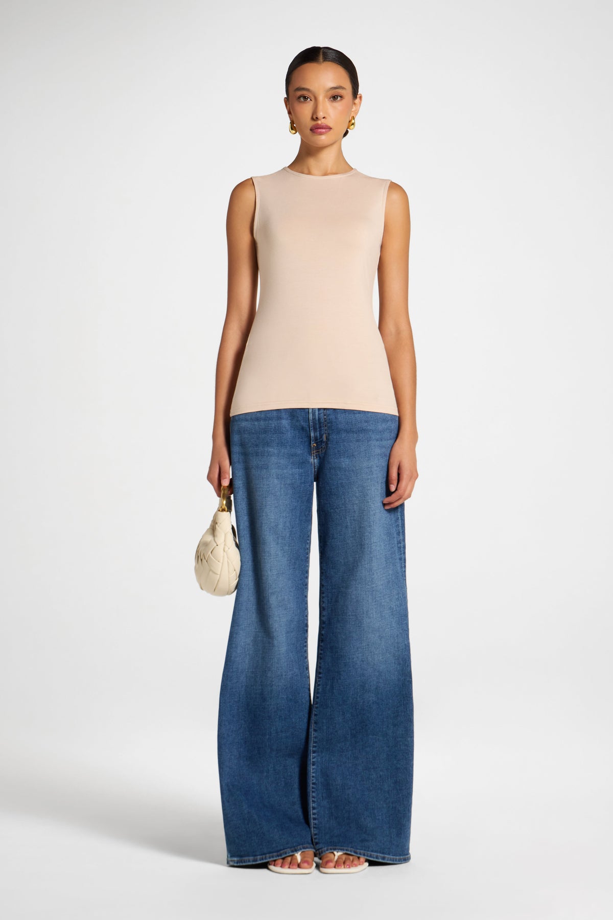 Modal Tank Top - Nude Veiled 