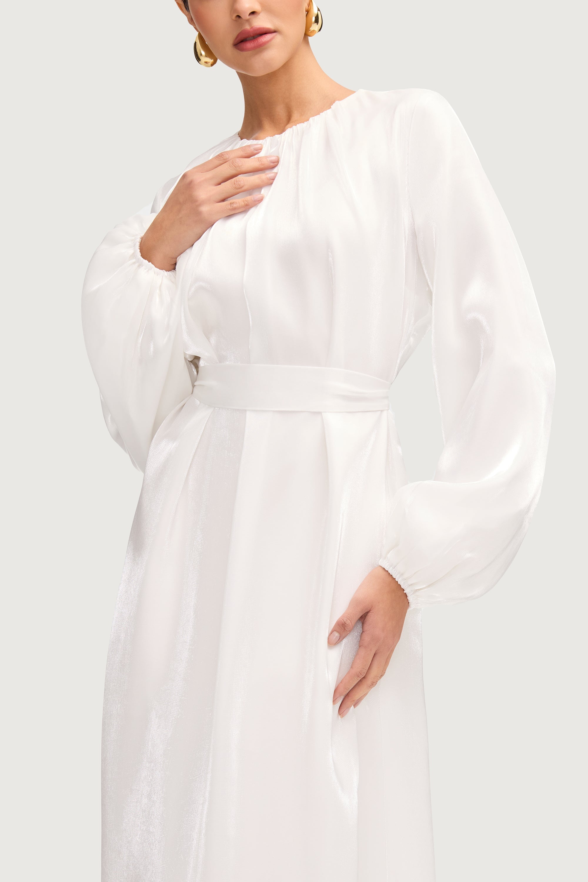 Muna Maxi Dress - White Dresses Veiled 