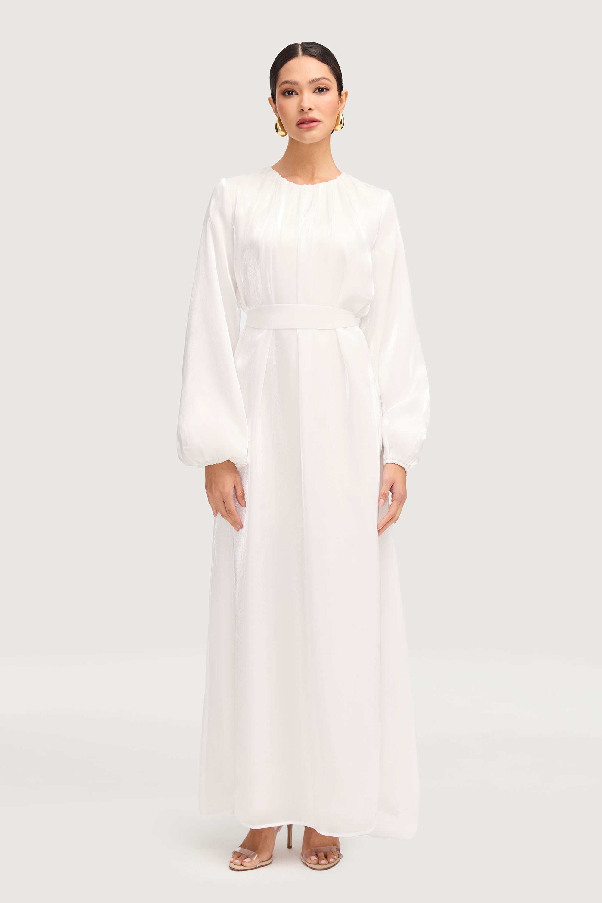 Muna Maxi Dress - White Dresses Veiled 