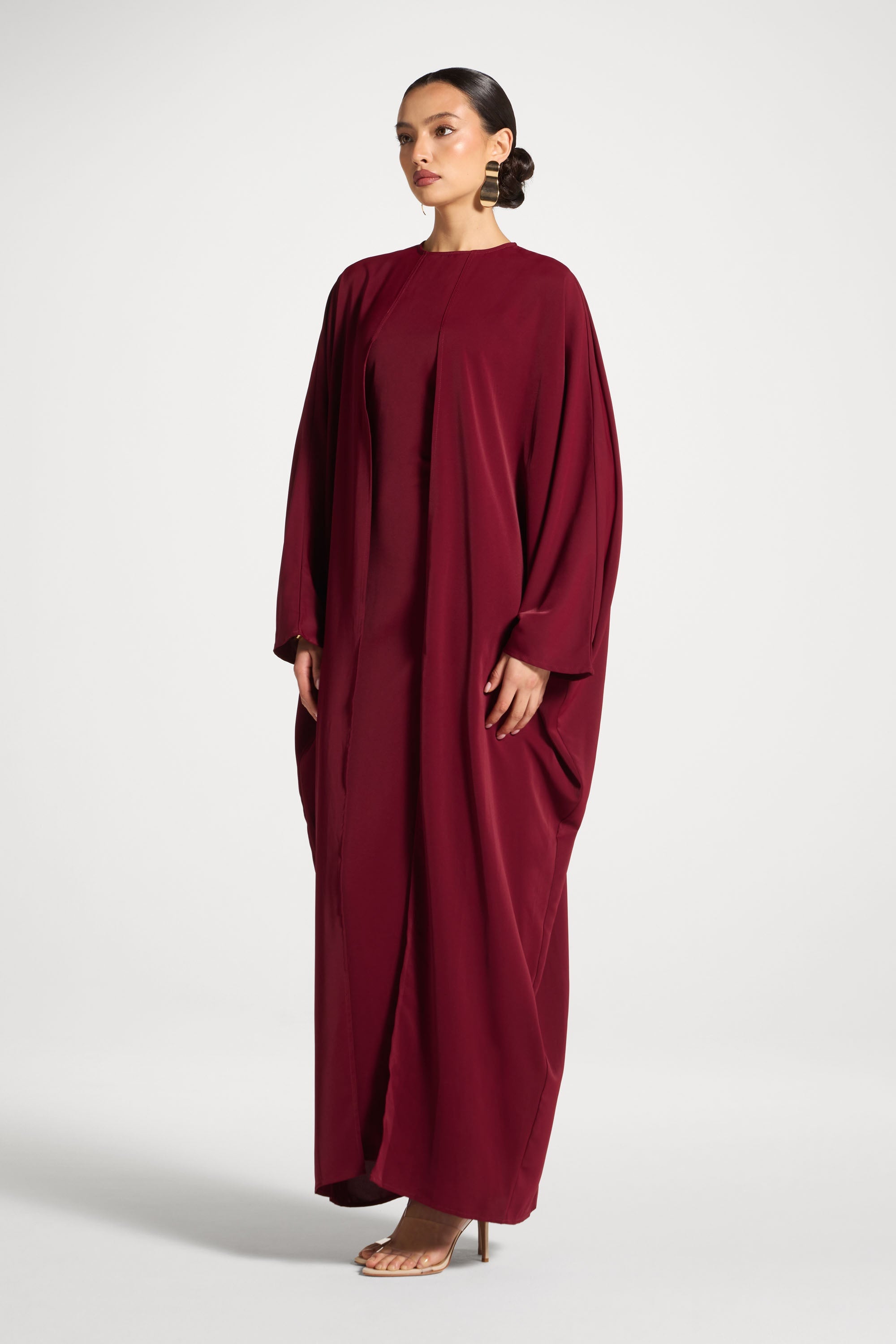 Nadine Maxi Dress - Pomegranate Abayas Veiled 
