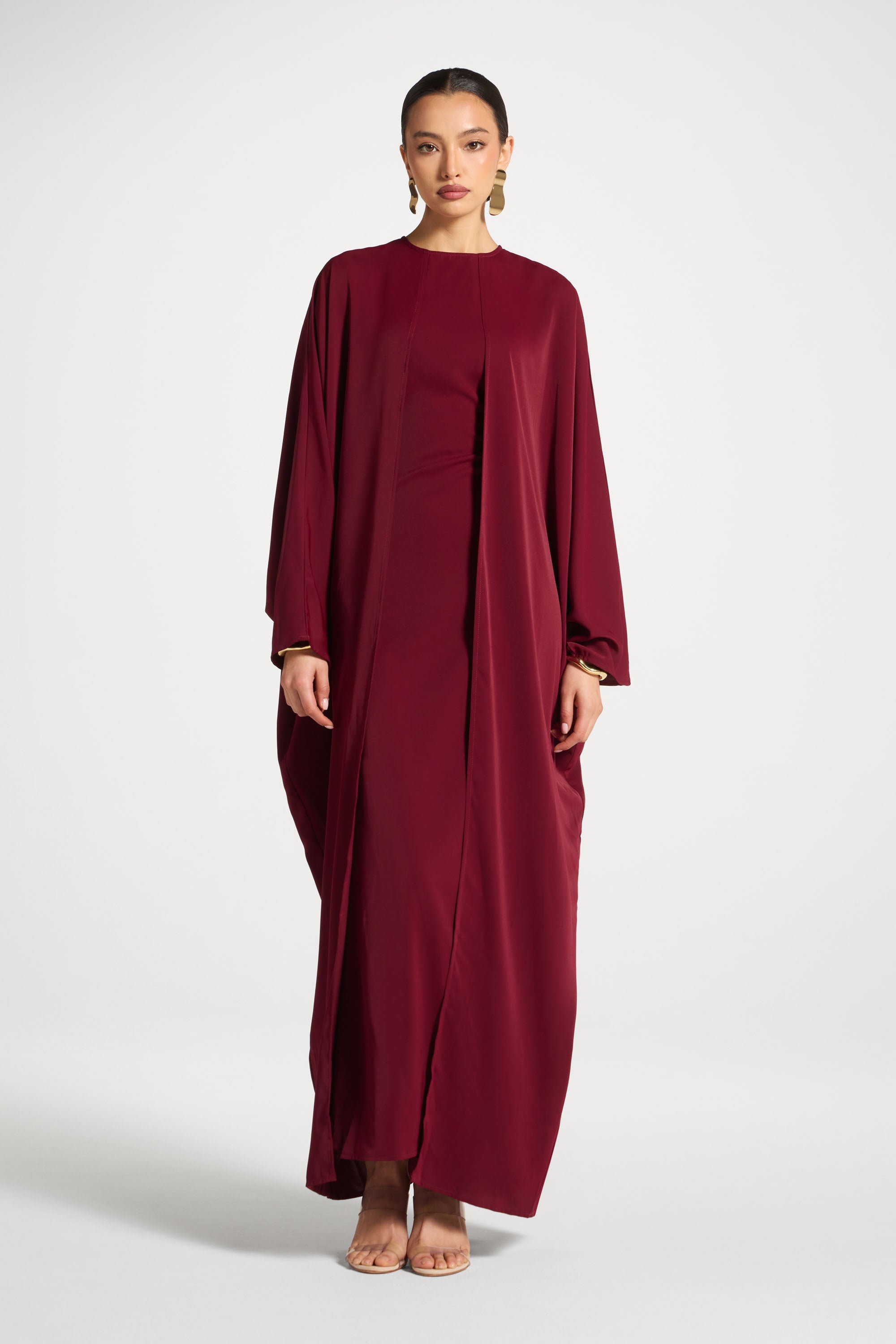 Nadine Maxi Dress - Pomegranate Abayas Veiled 