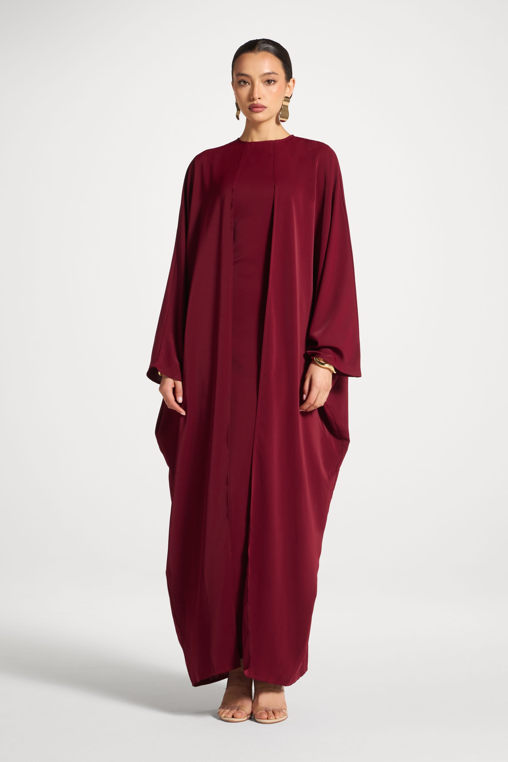 Nadine Maxi Dress - Pomegranate Abayas Veiled 