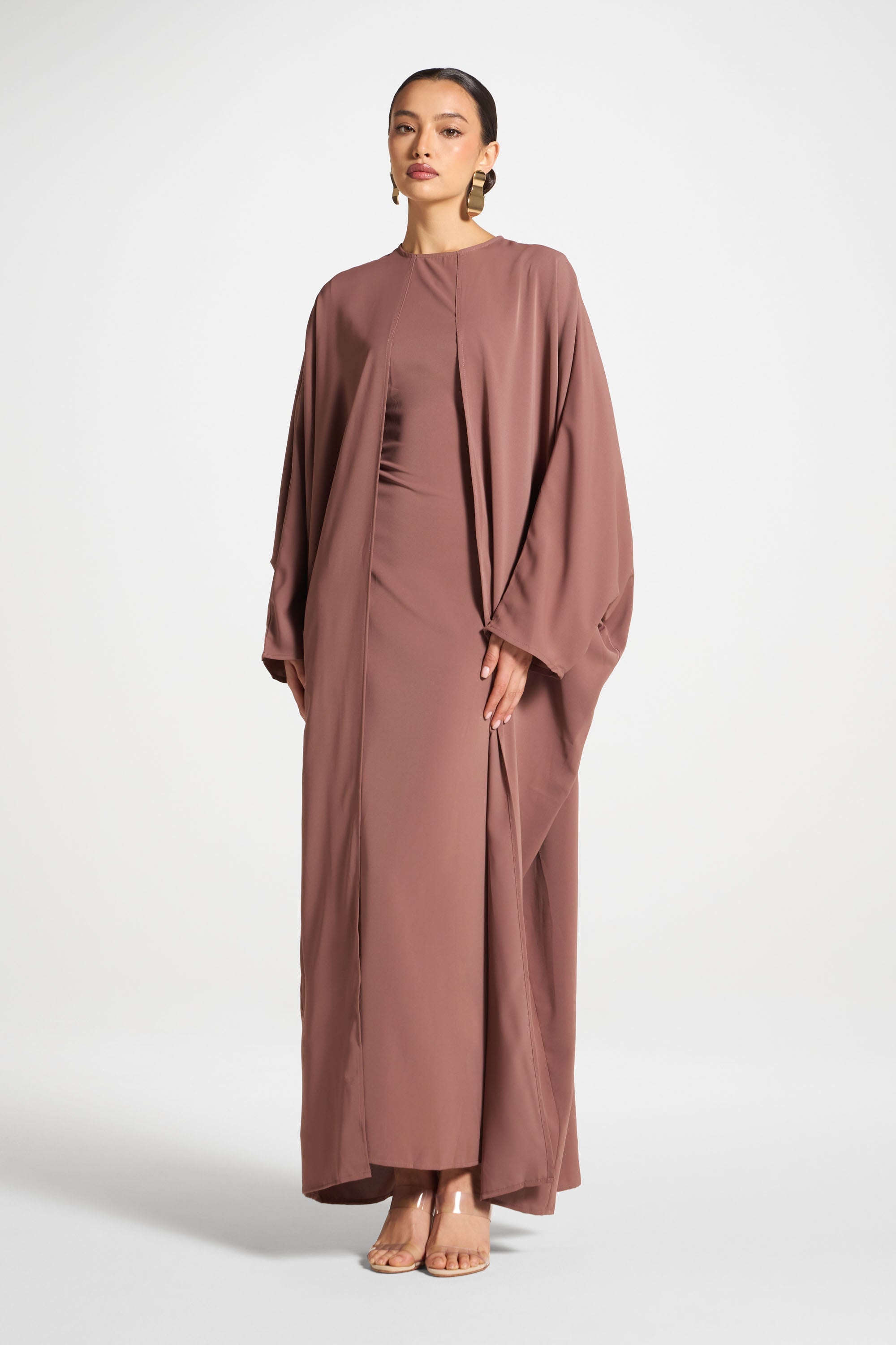 Nadine Maxi Dress - Wild Mushroom Abayas Veiled 