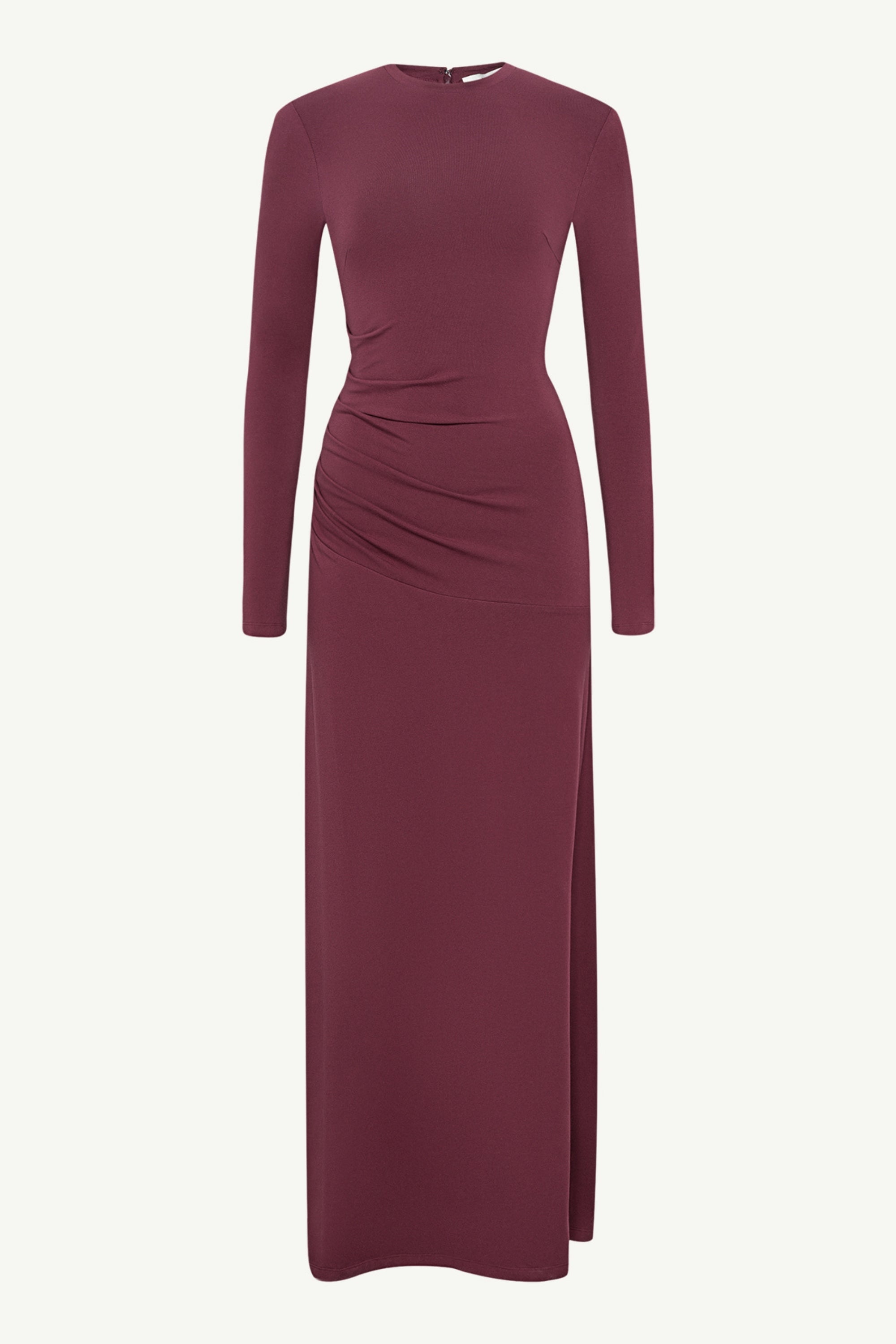 Natalie Rouched Jersey Maxi Dress - Port Royale Clothing Veiled 
