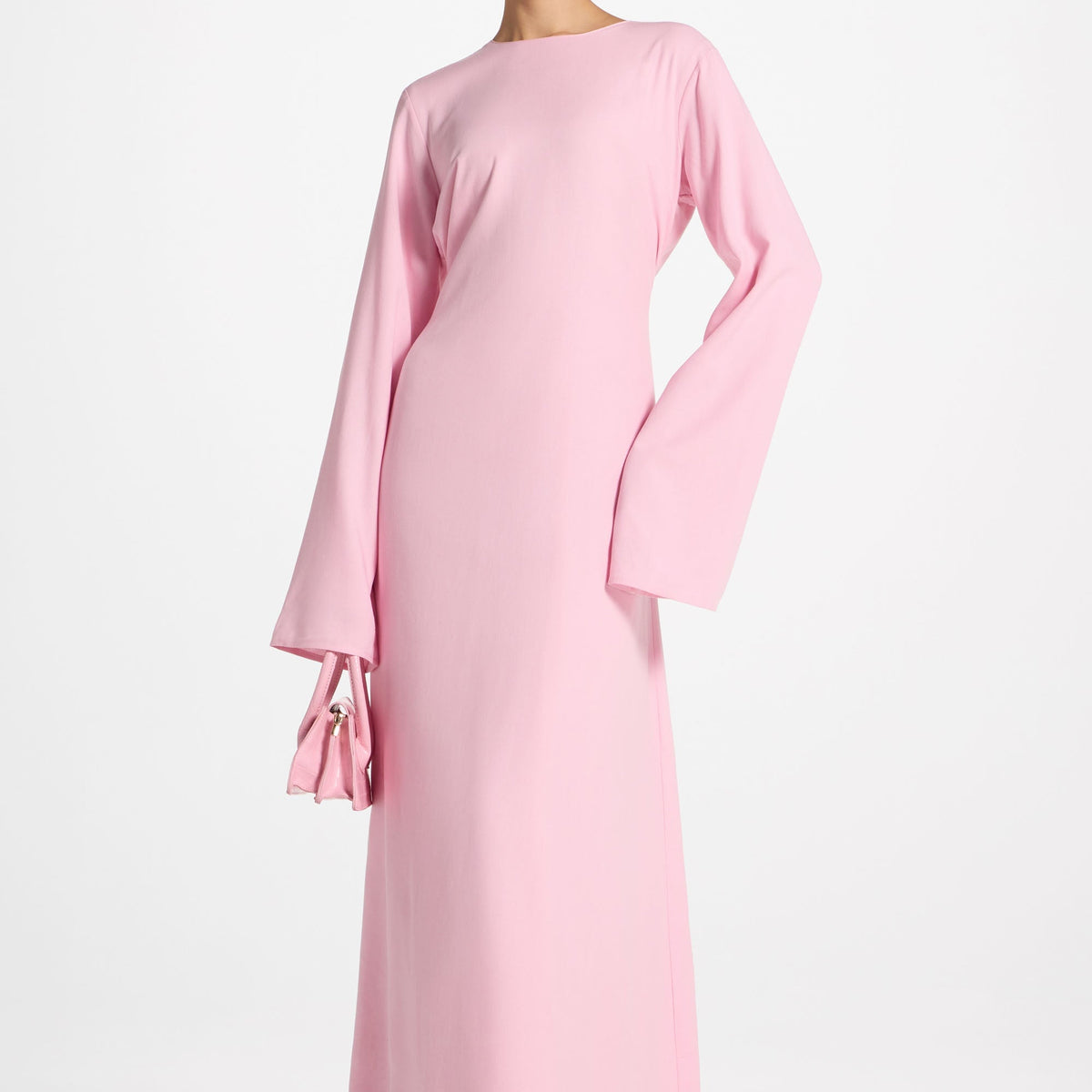 knee length dresses for ladies Nyla Linen Tie Maxi Dress