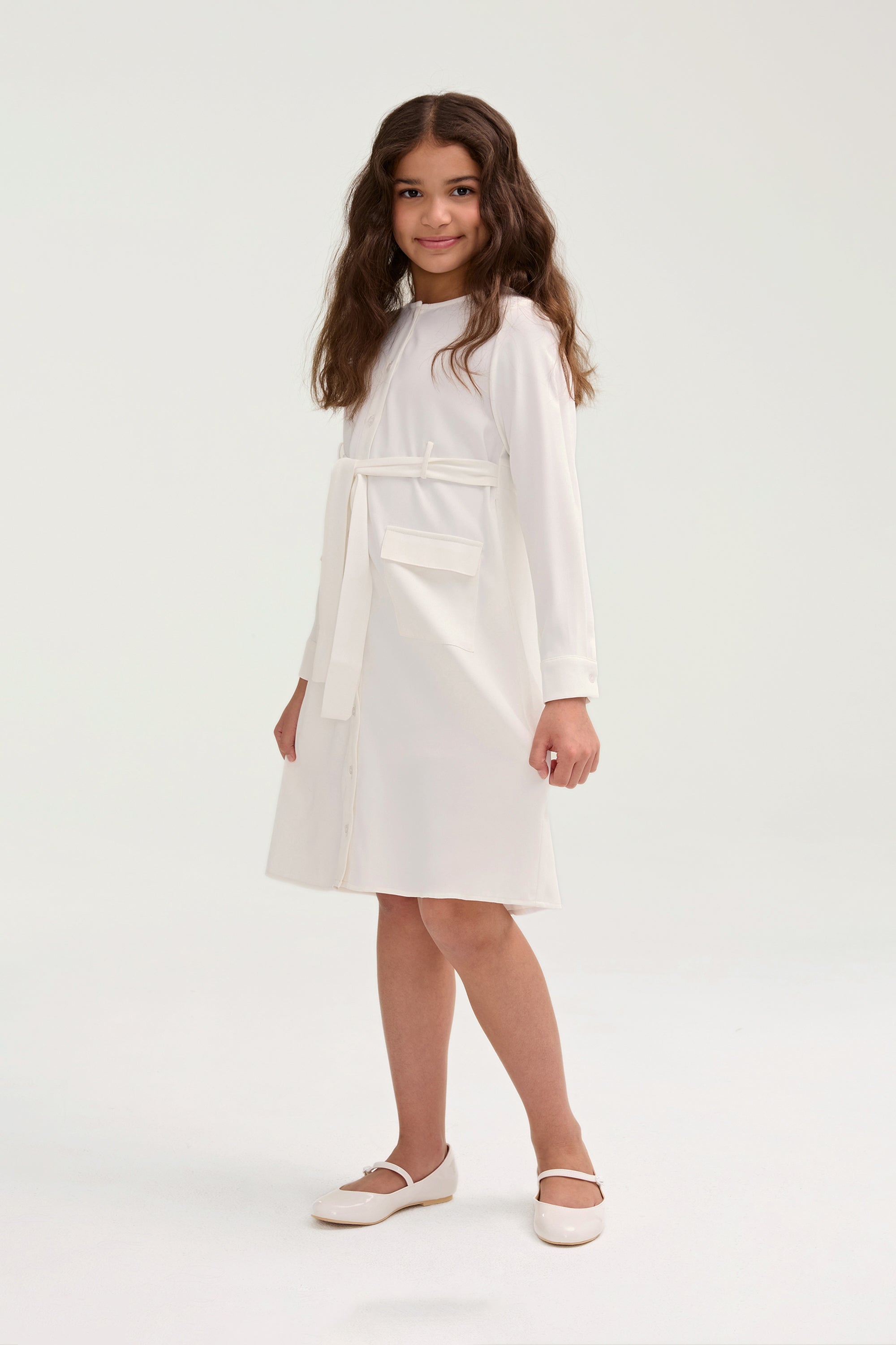 Girls button down dress on sale