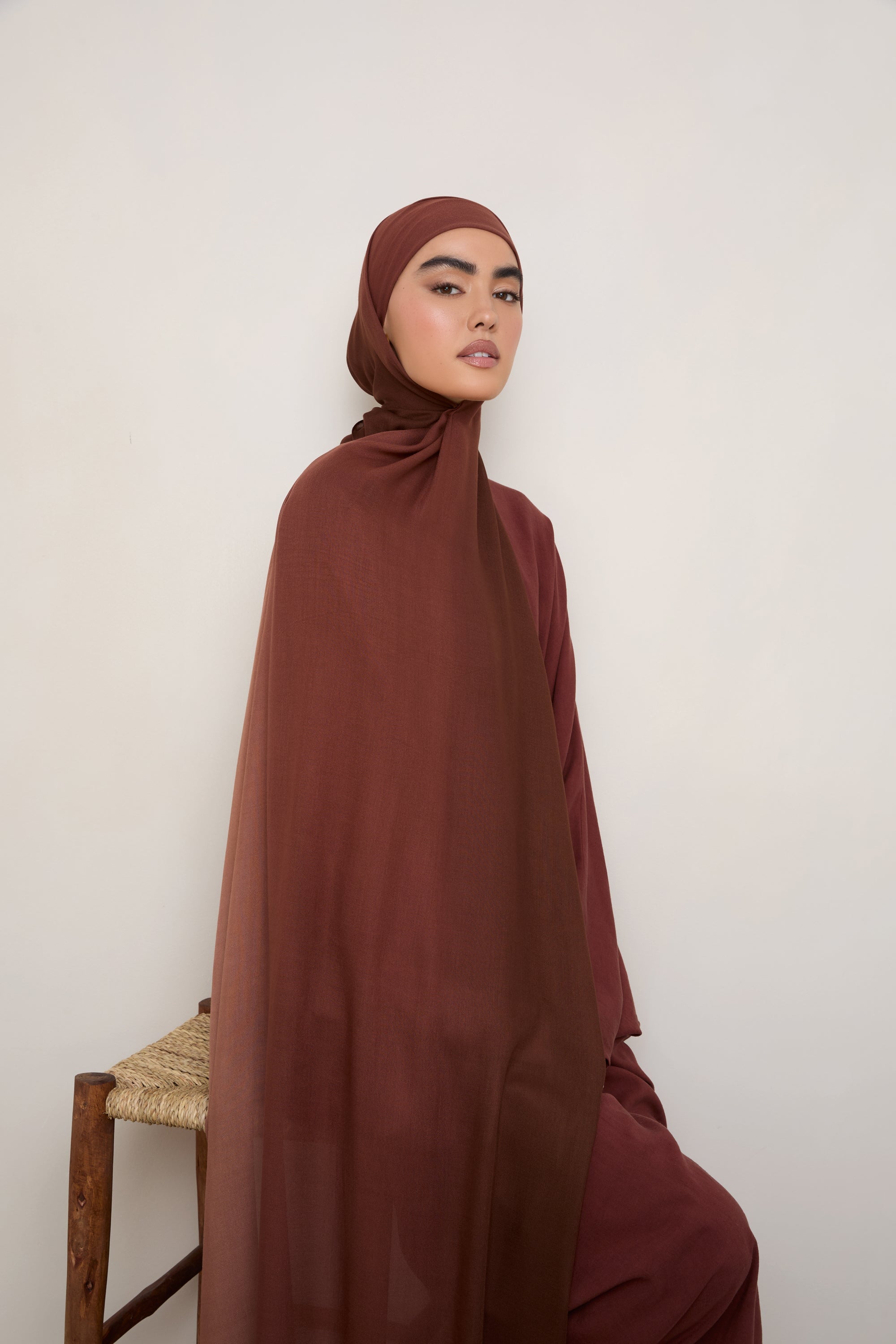 Ombre Modal Hijab - Baltic Amber Hijabs Veiled 