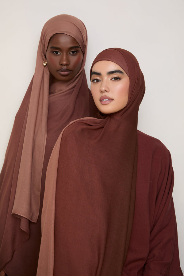 Ombre Modal Hijab - Baltic Amber Hijabs Veiled 