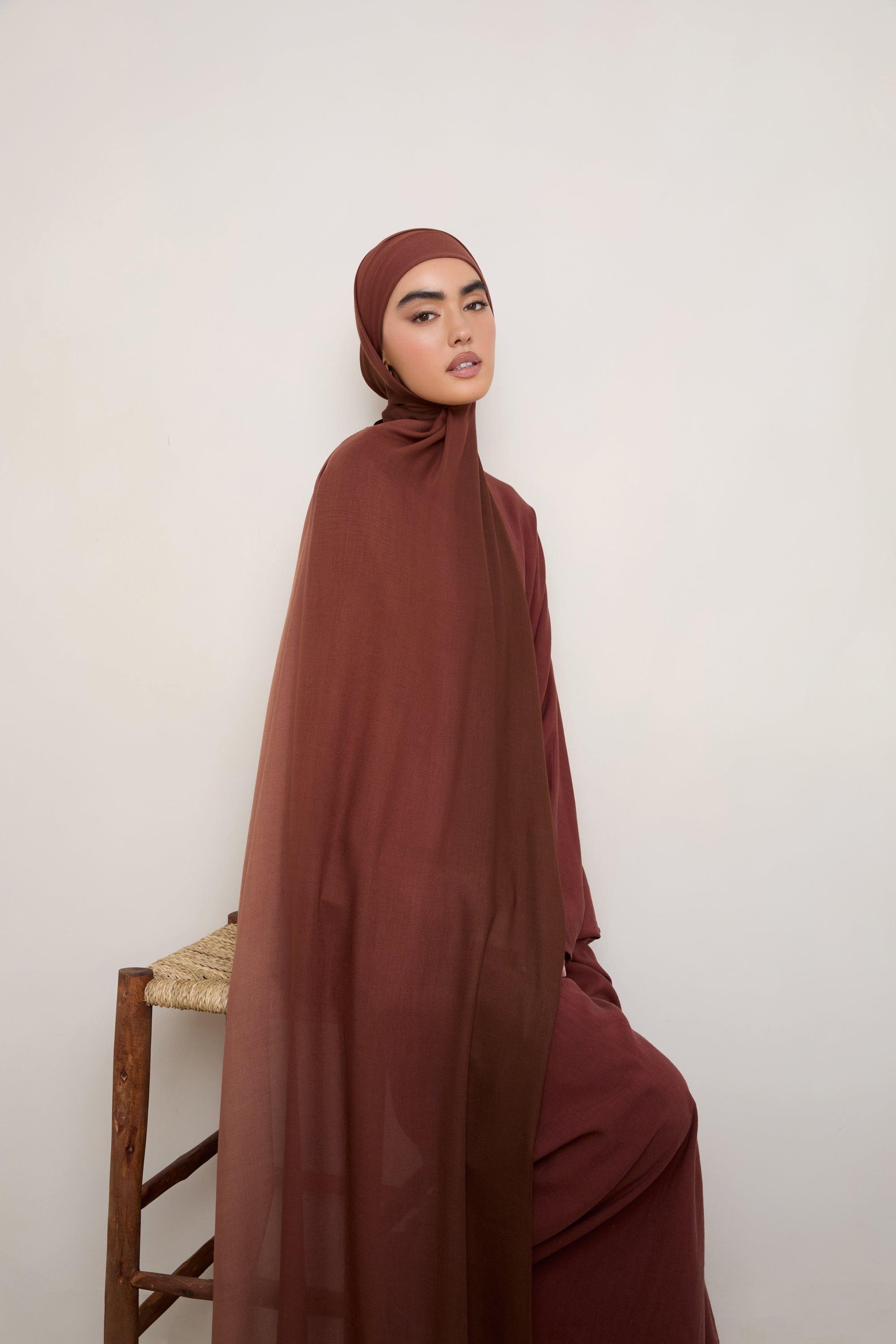 Ombre Modal Hijab - Baltic Amber Hijabs Veiled 