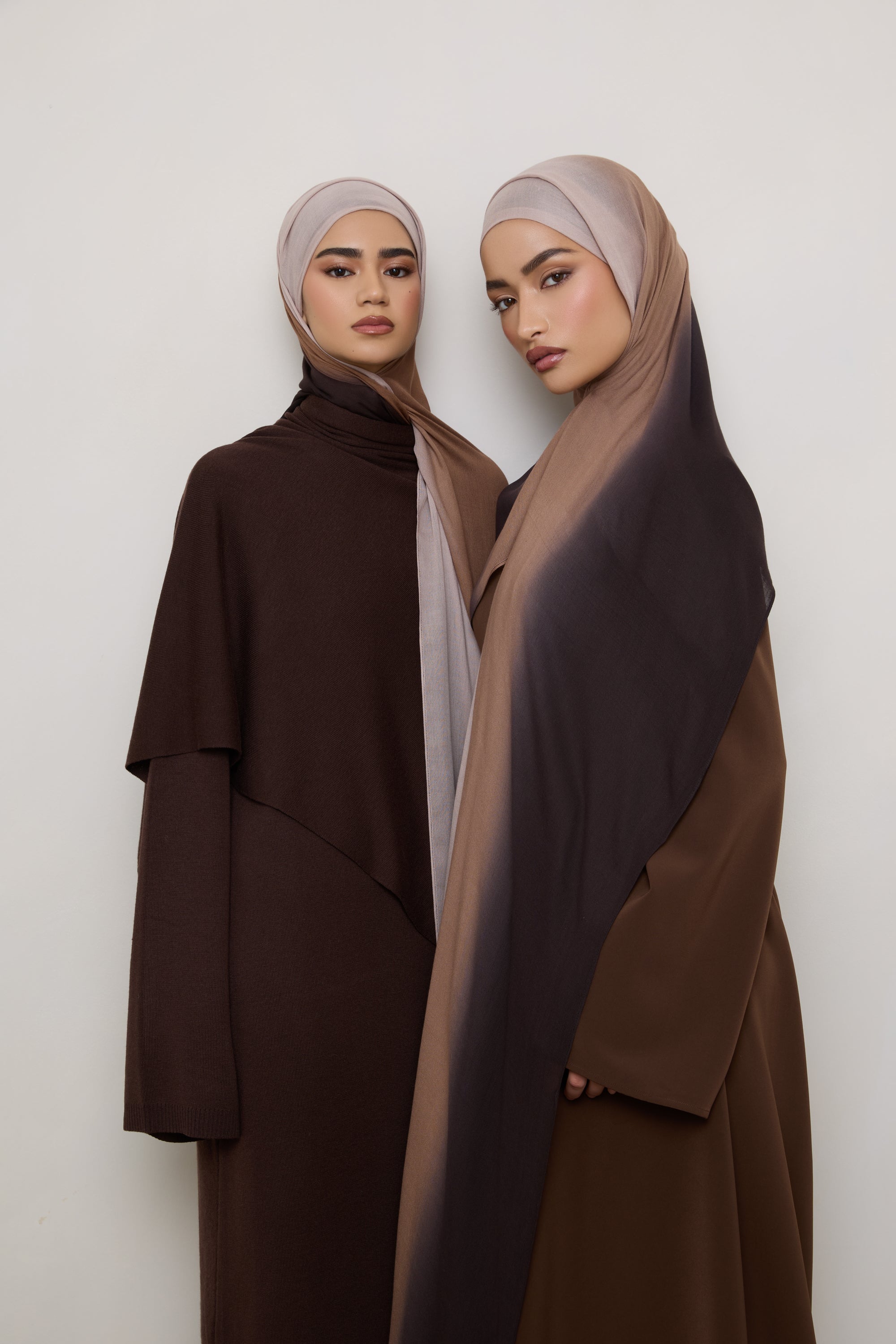 Ombre Modal Hijab - Chocolate Rose Hijabs Veiled 