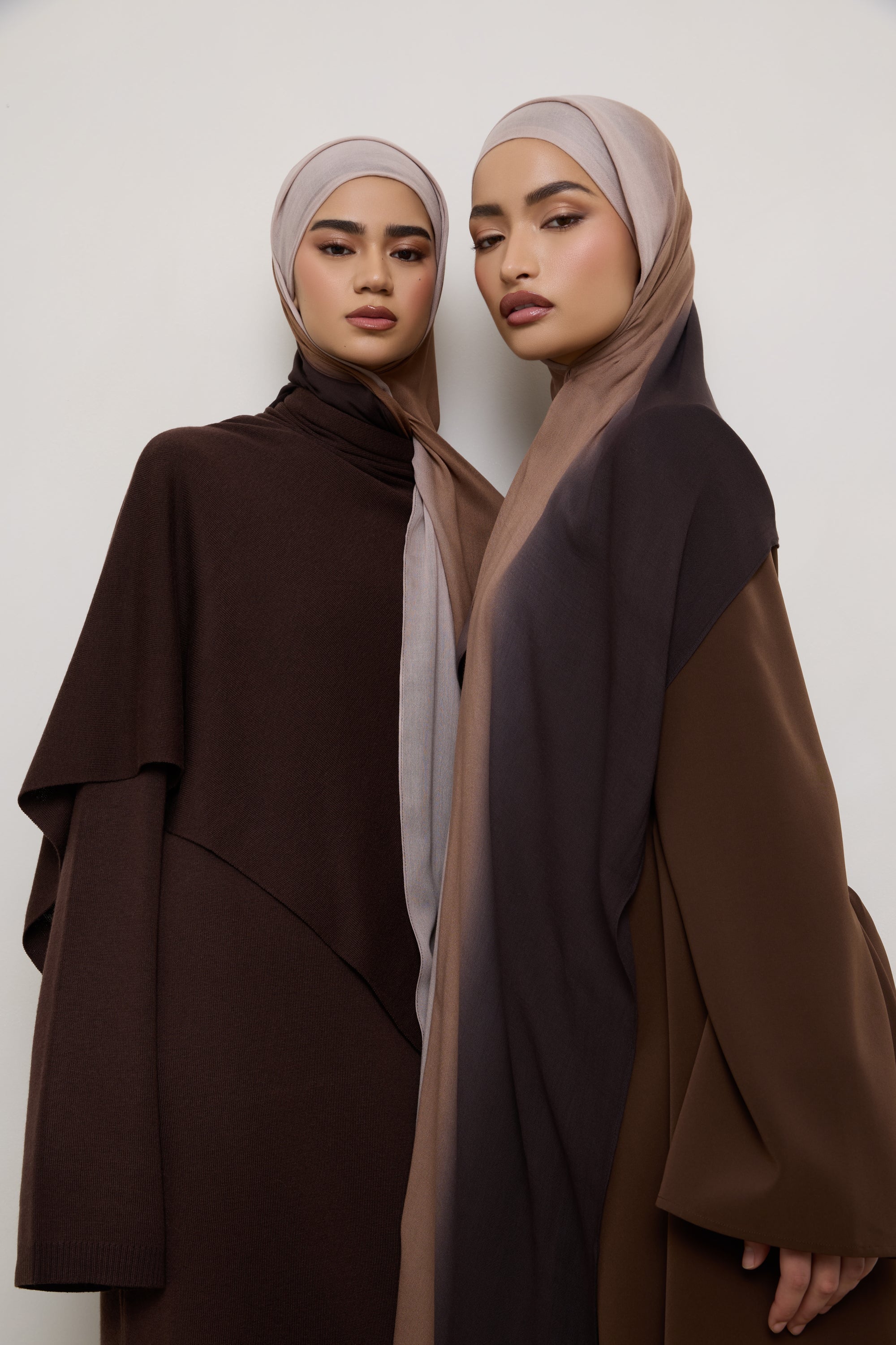 Ombre Modal Hijab - Chocolate Rose Hijabs Veiled 