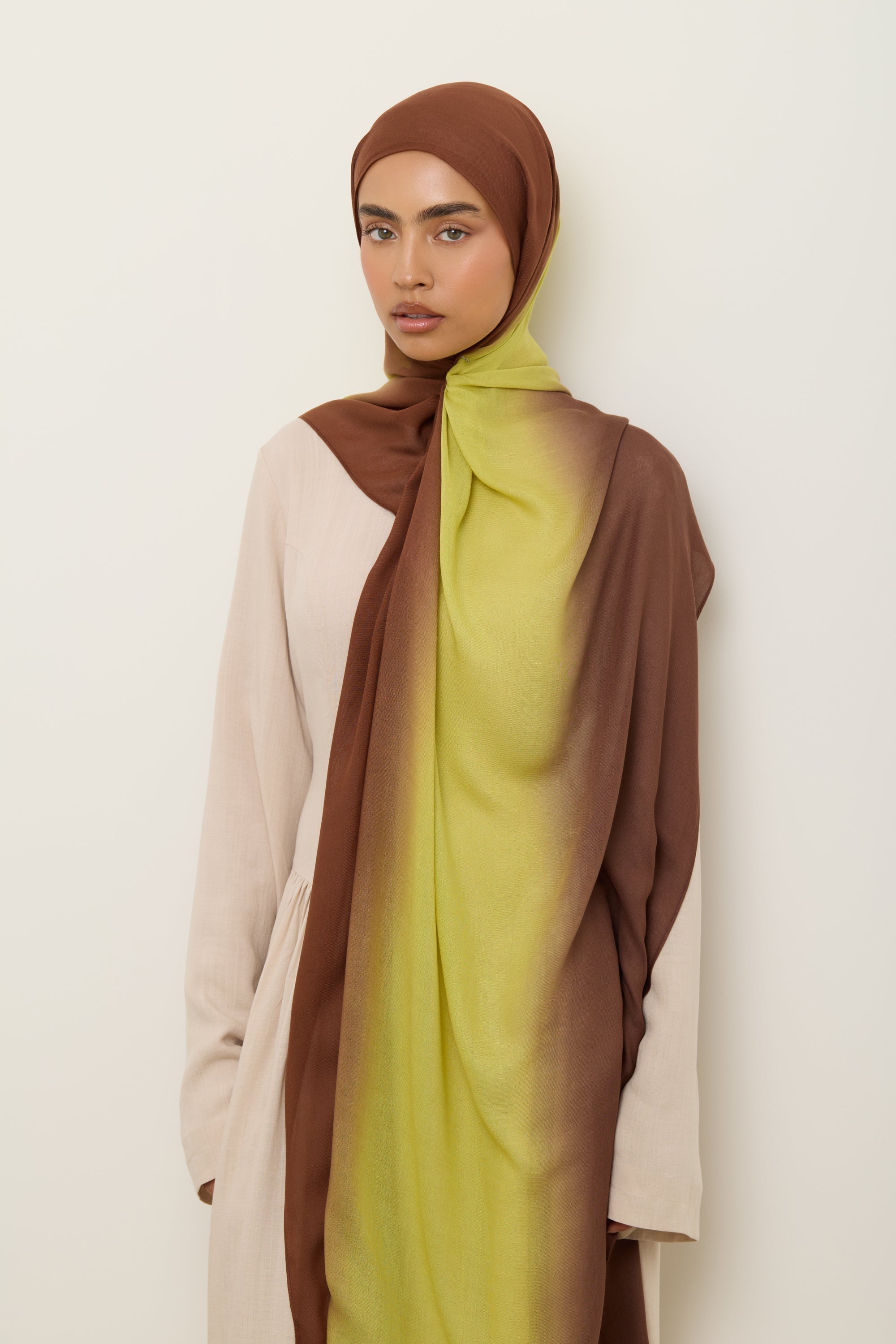 Ombre Modal Hijab - Citrus Fudge Hijab Veiled 