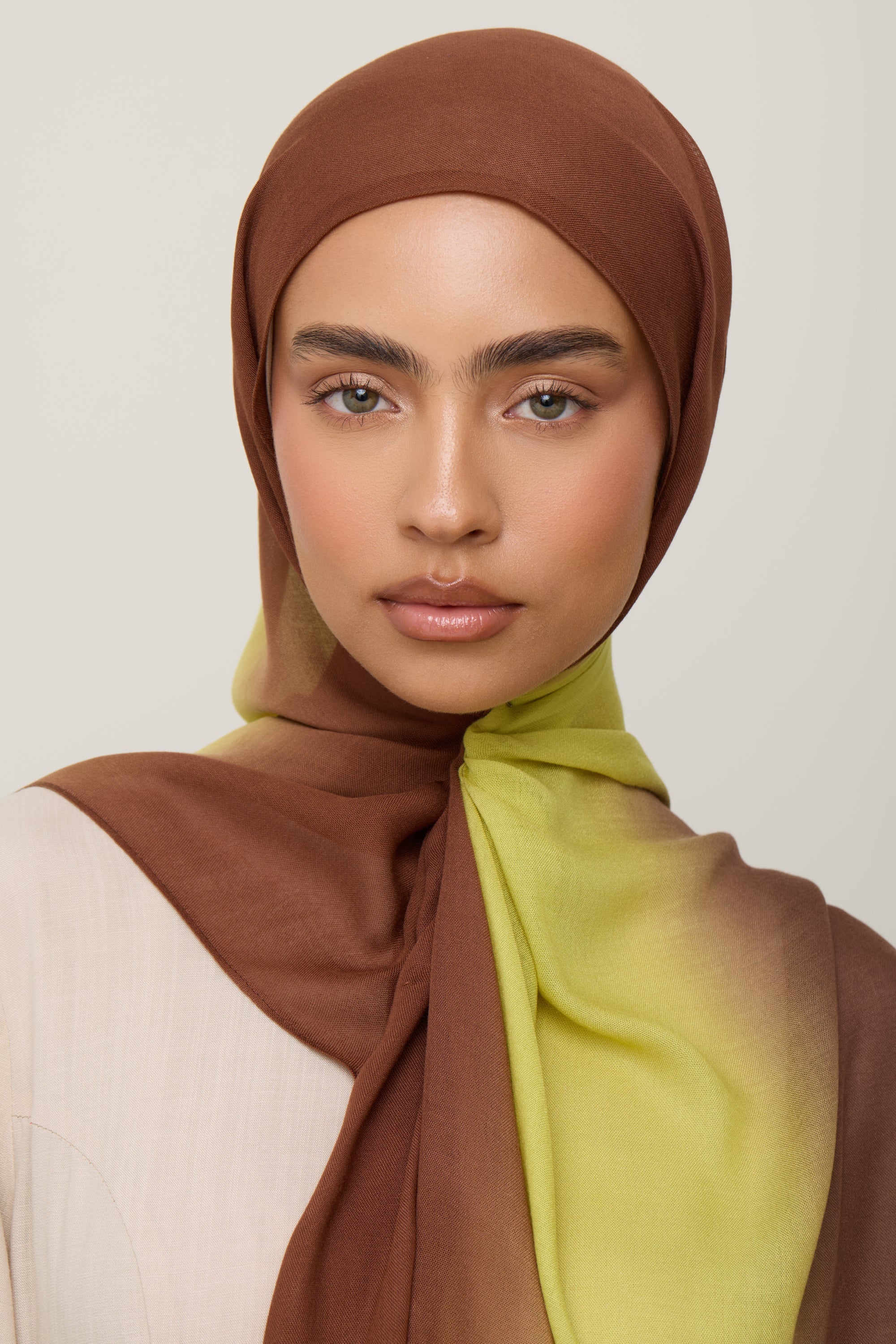 Ombre Modal Hijab - Citrus Fudge Hijab Veiled 