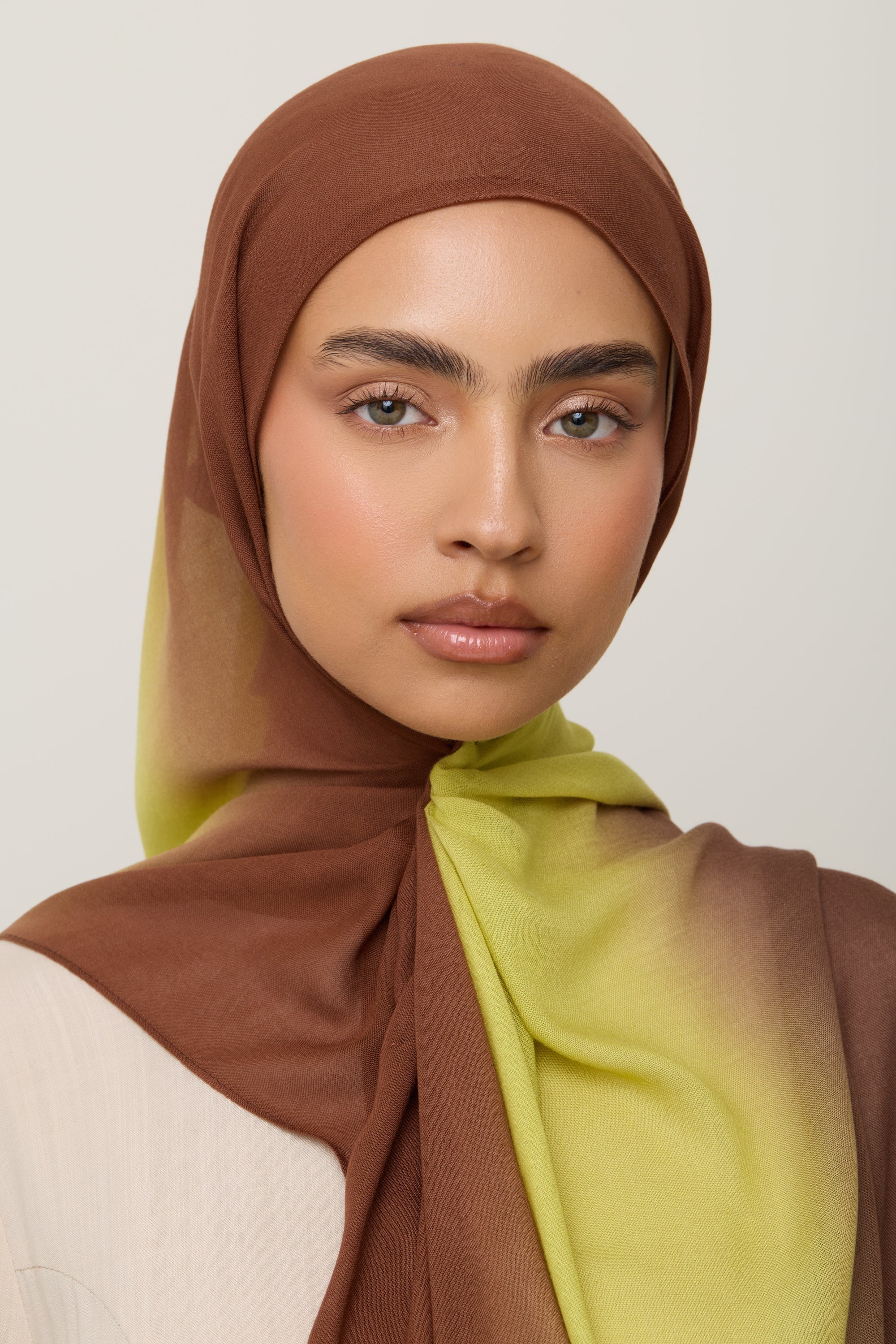 Ombre Modal Hijab - Citrus Fudge Hijab Veiled 