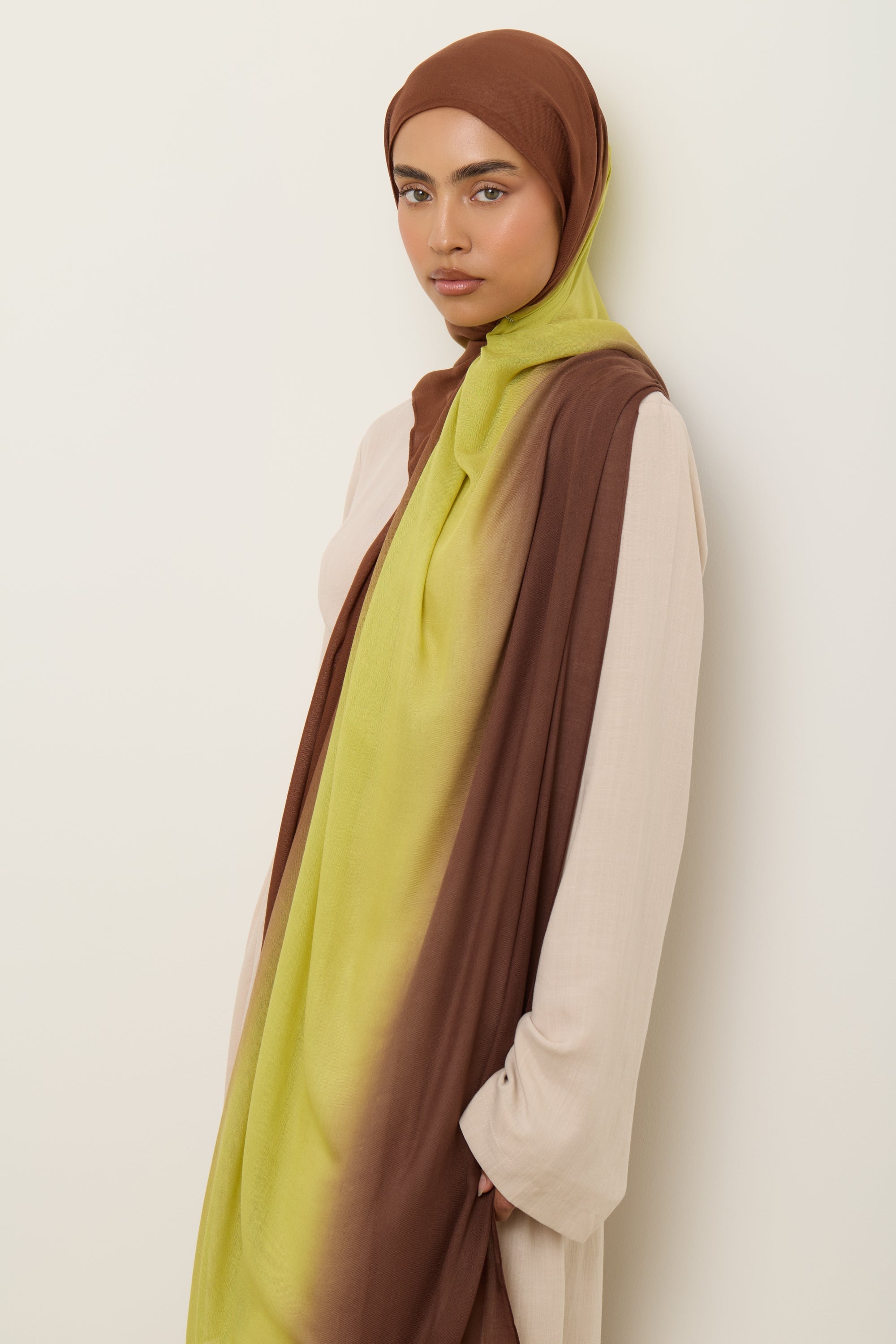 Ombre Modal Hijab - Citrus Fudge Hijab Veiled 