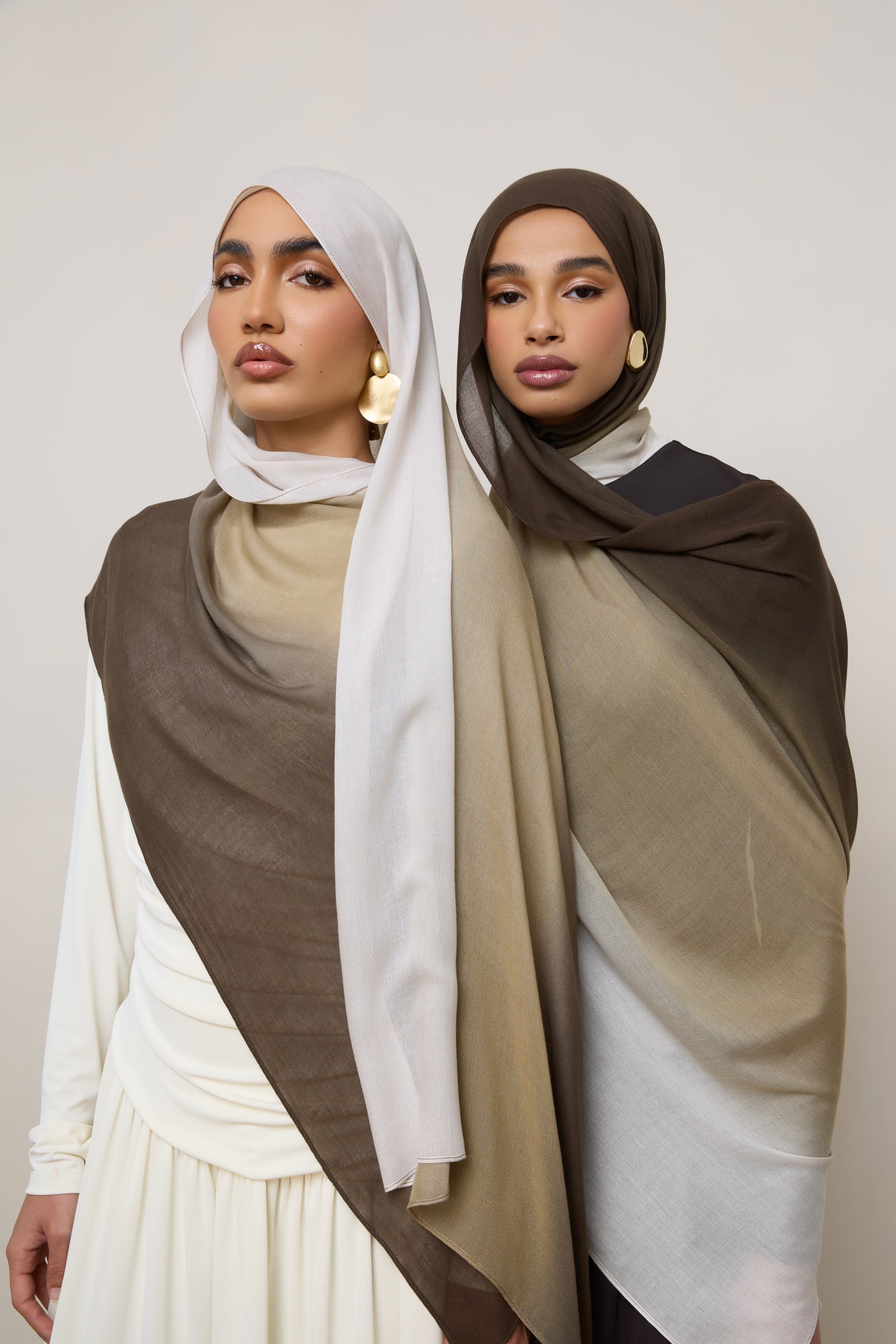 Ombre Modal Hijab - Cocoa Peaks Hijabs Veiled 