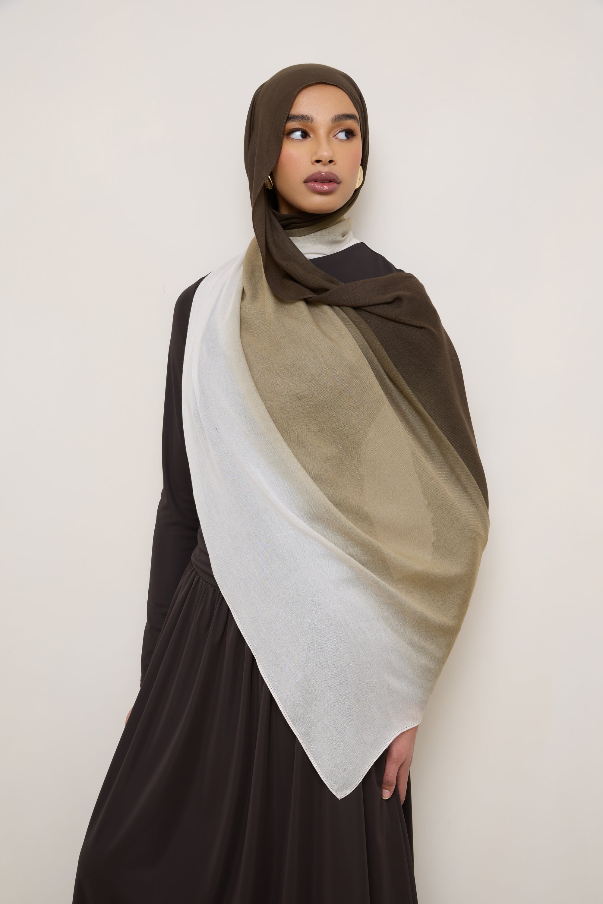 Ombre Modal Hijab - Cocoa Peaks Hijabs Veiled 