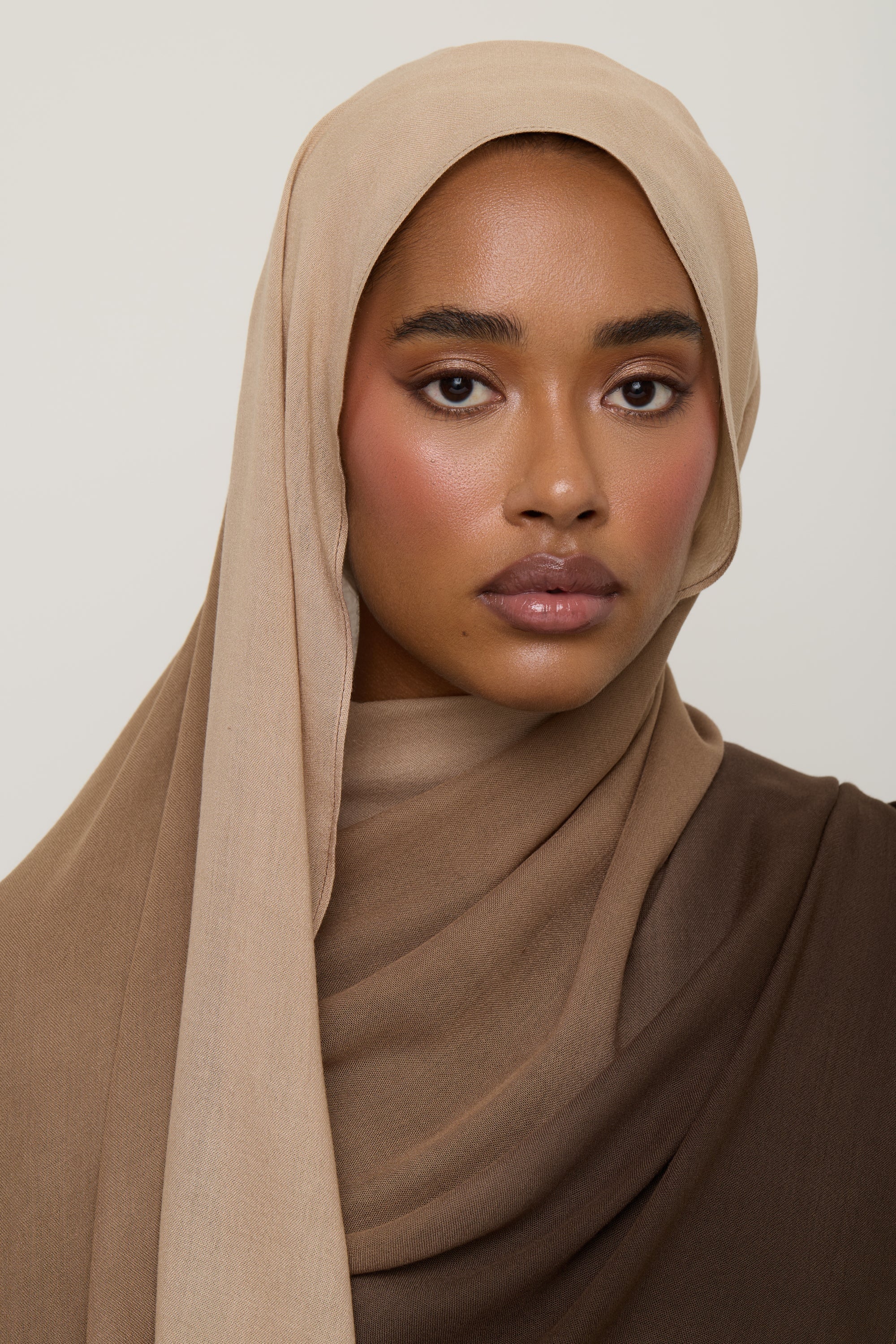 Ombre Modal Hijab - Dark Earth Hijab Veiled 