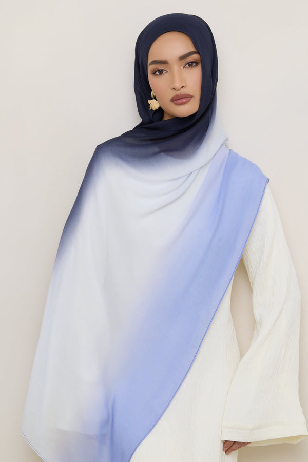 Ombre Modal Hijab - Denim Night Hijabs Veiled 