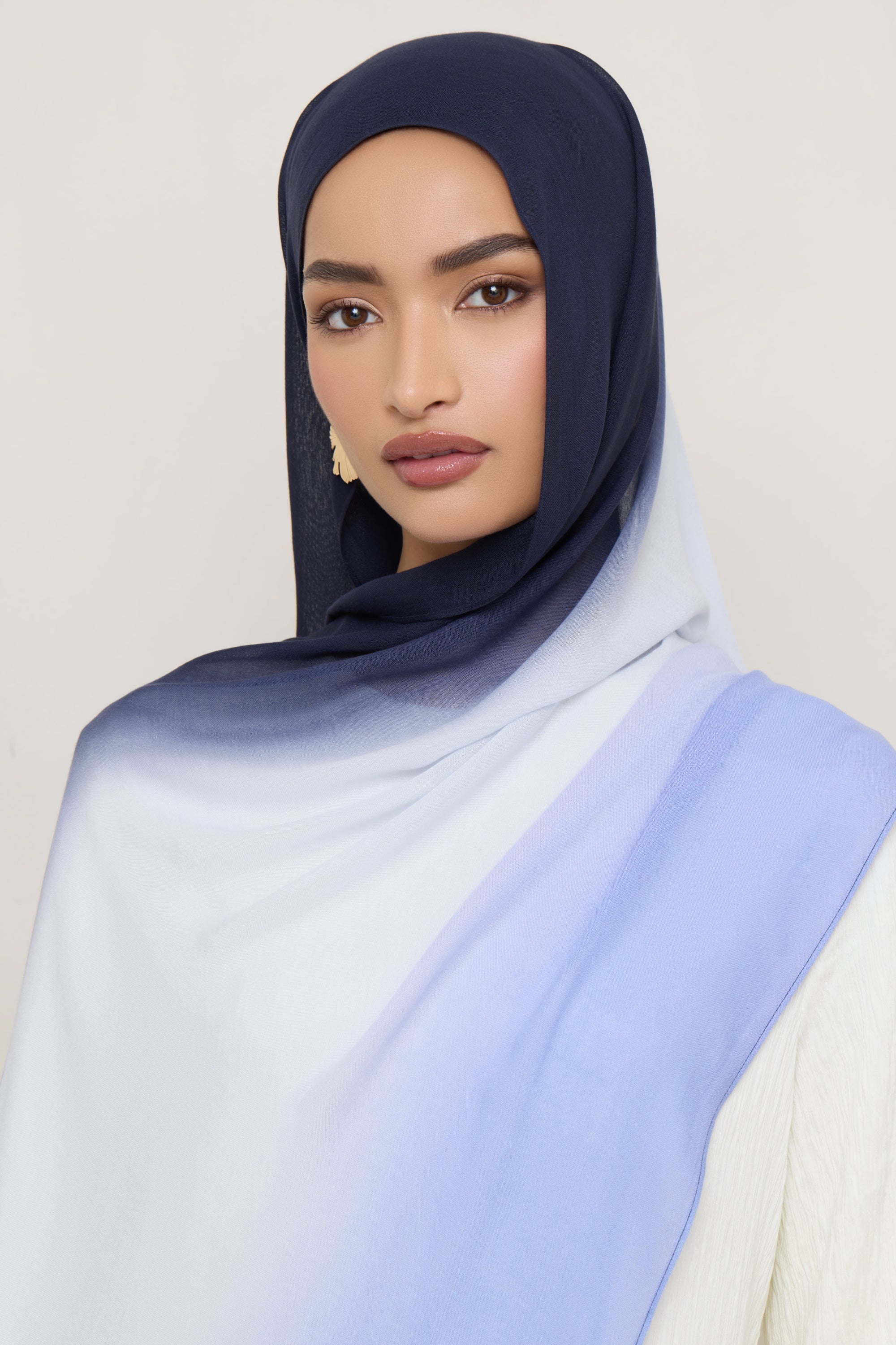 Ombre Modal Hijab - Denim Night Hijabs Veiled 