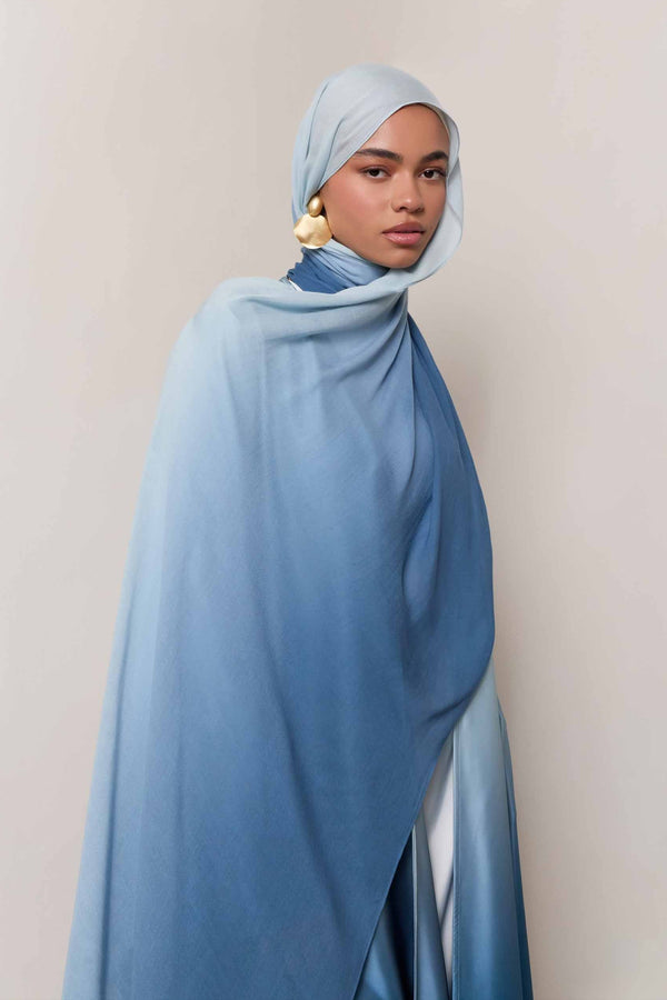 Ombre Modal Hijab - Dusk Sky Hijabs Veiled 