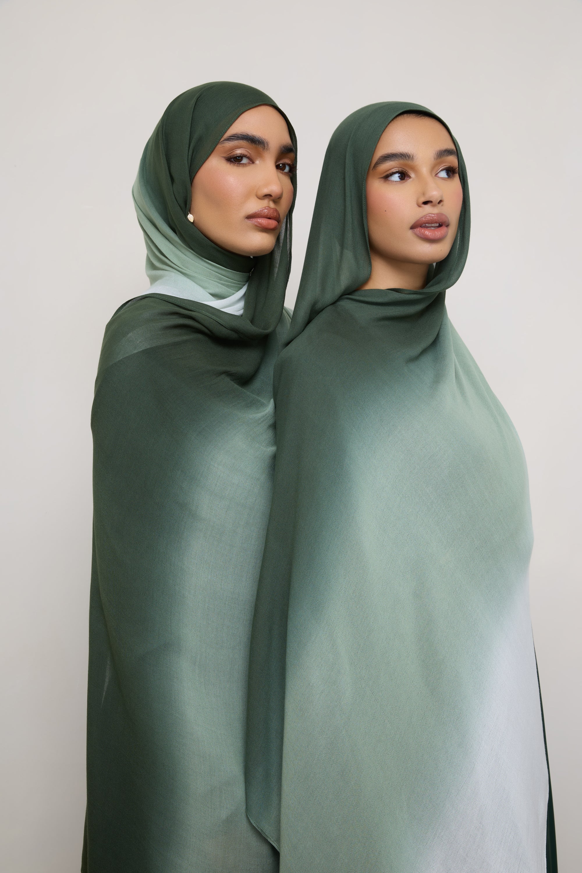 Ombre Modal Hijab - Forest Haze Hijabs Veiled 