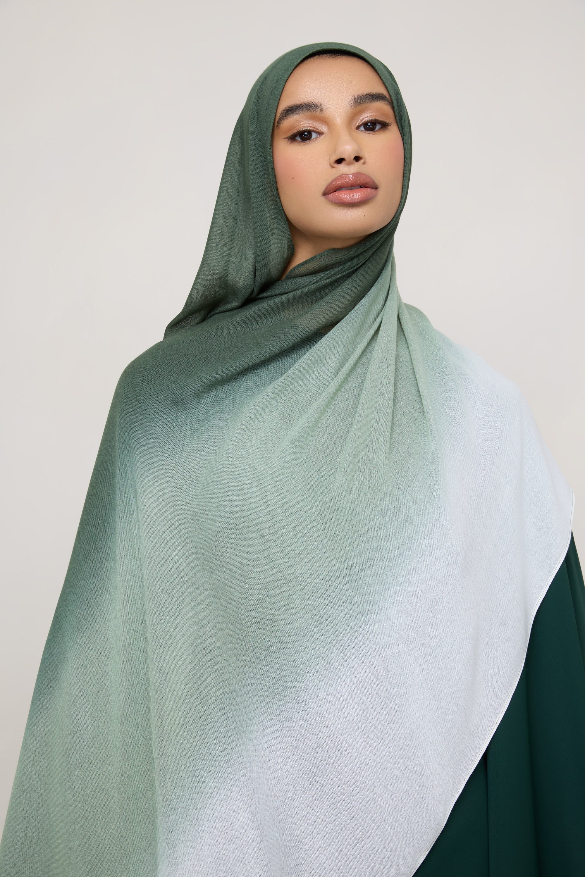 Ombre Modal Hijab - Forest Haze