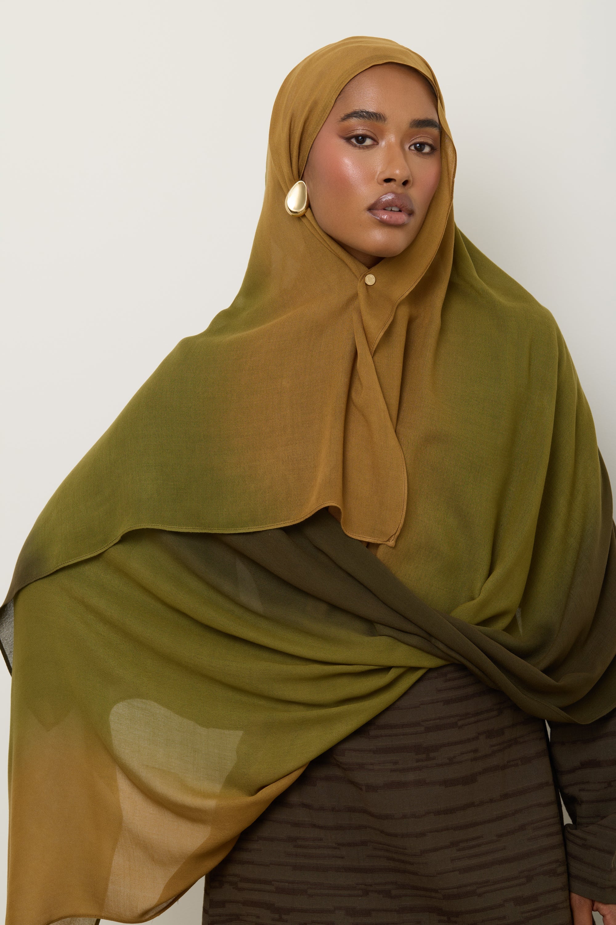 Ombre Modal Hijab - Golden Grove Hijab Veiled 