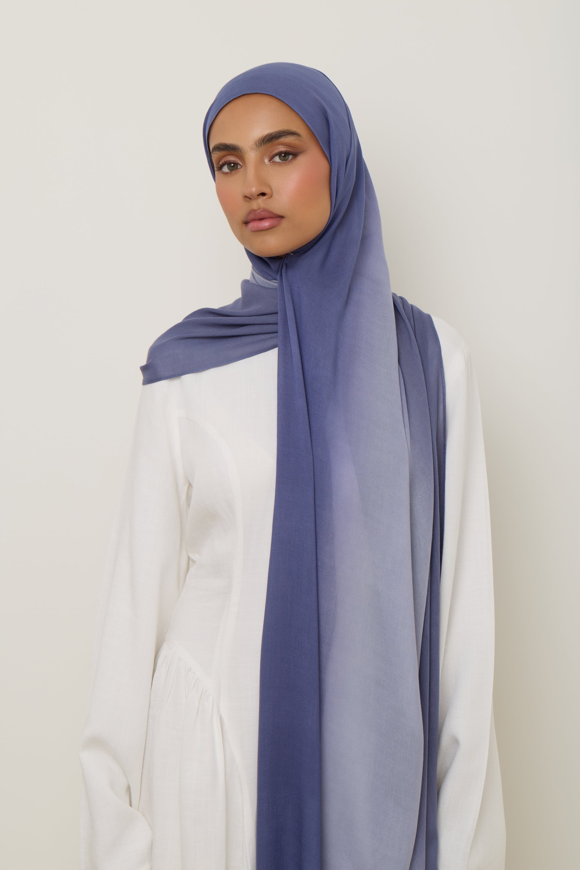 Ombre Modal Hijab - Granite Hijab Veiled 