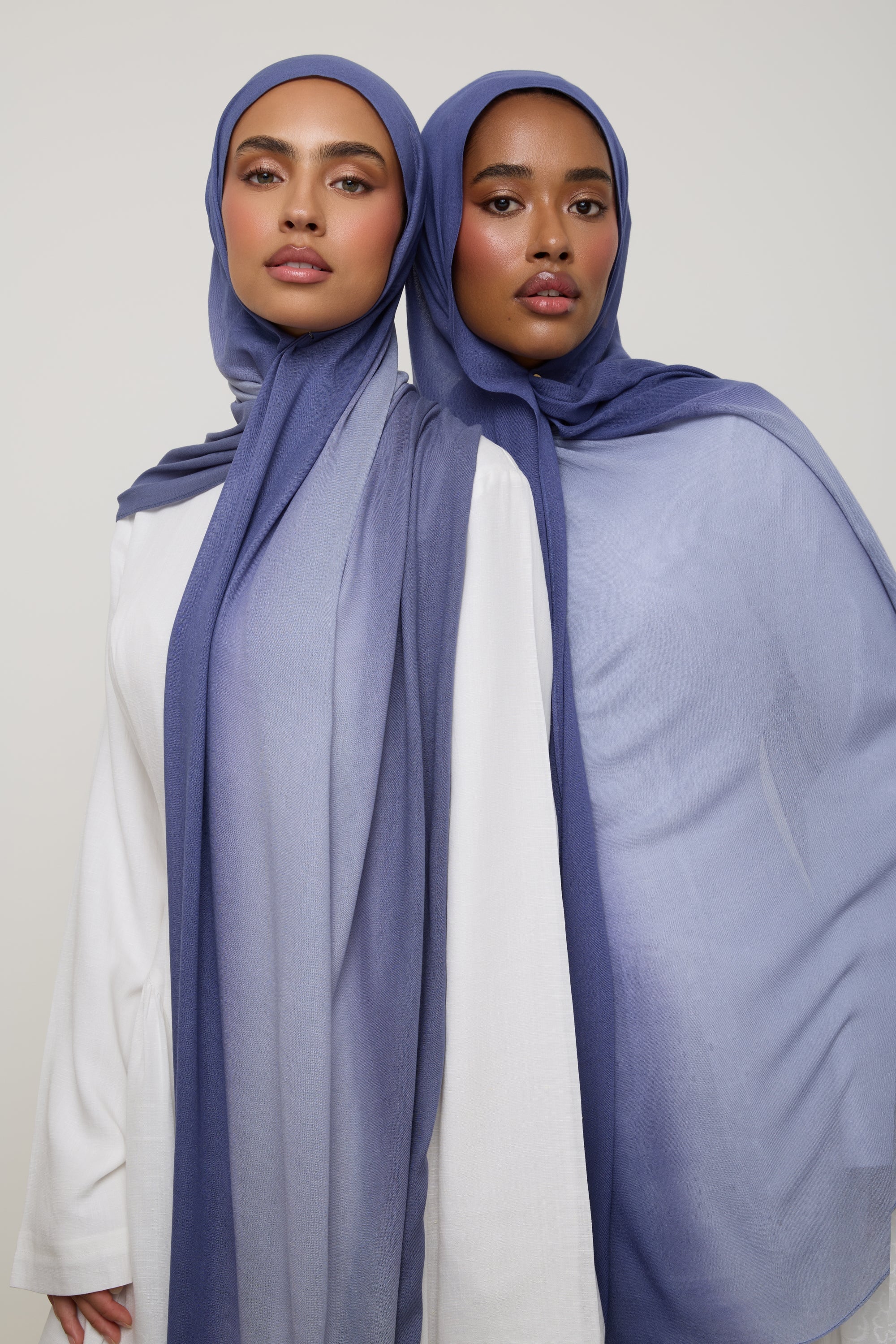 Ombre Modal Hijab - Granite Hijab Veiled 