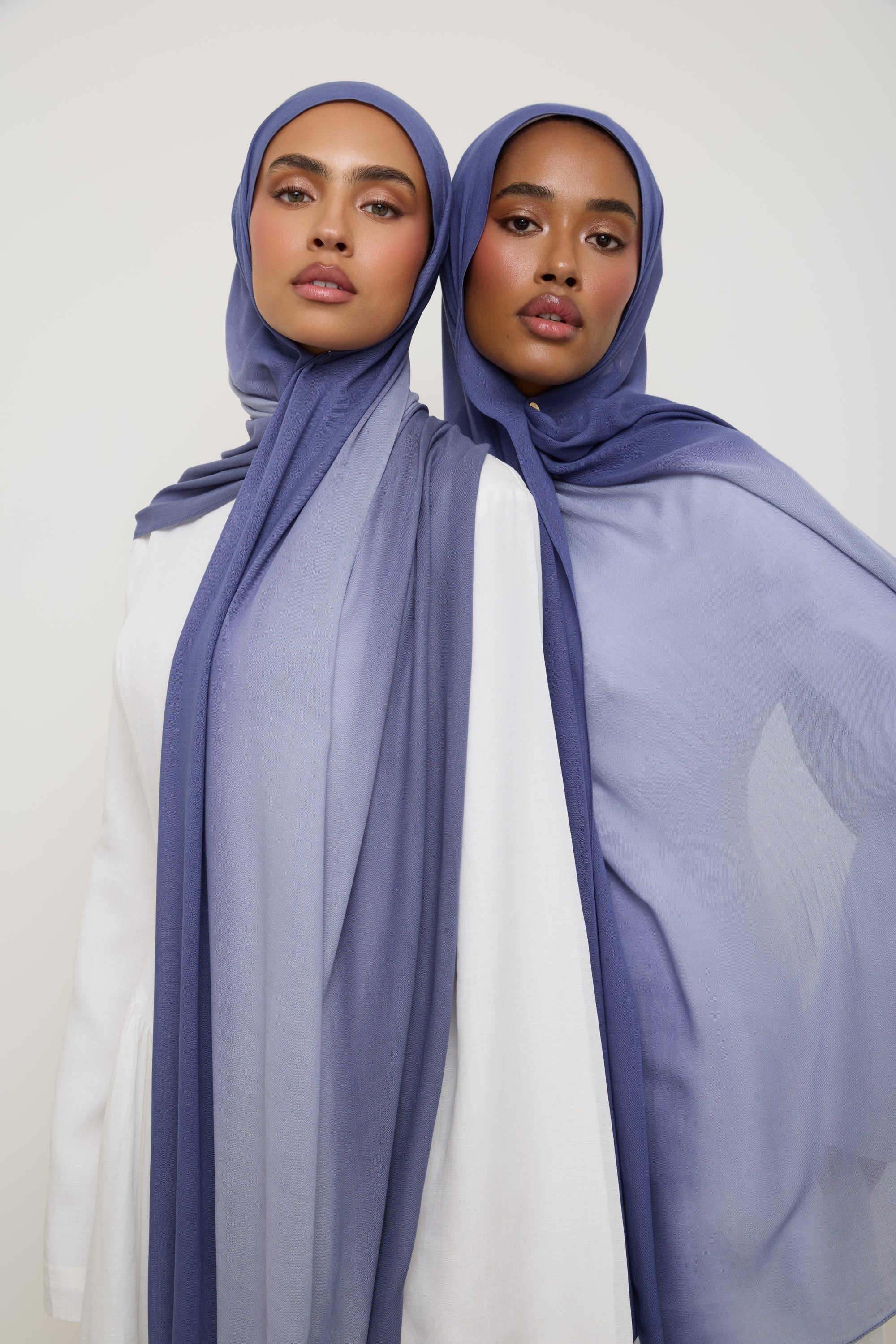 Ombre Modal Hijab - Granite Hijab Veiled 