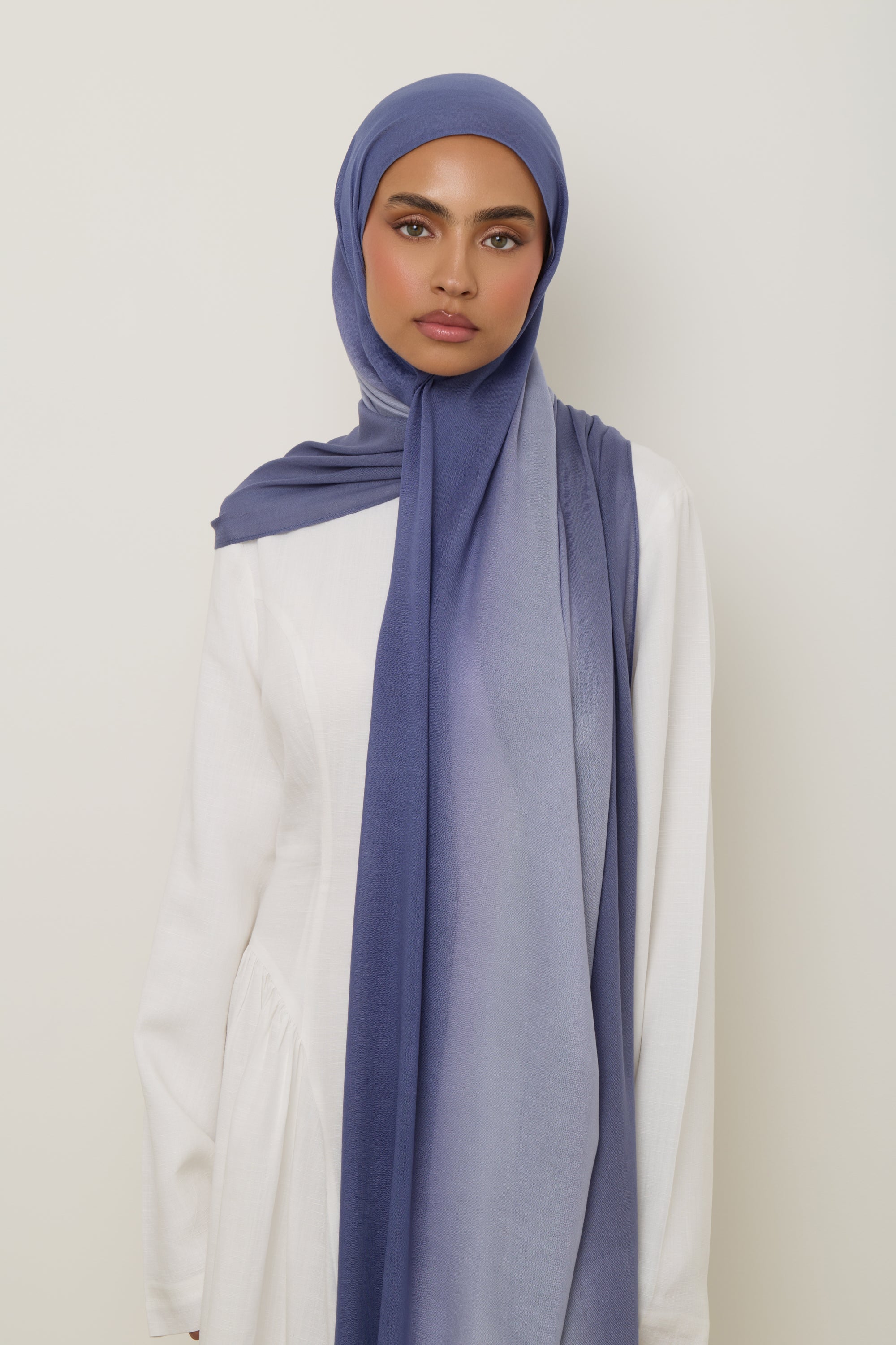 Ombre Modal Hijab - Granite Hijab Veiled 
