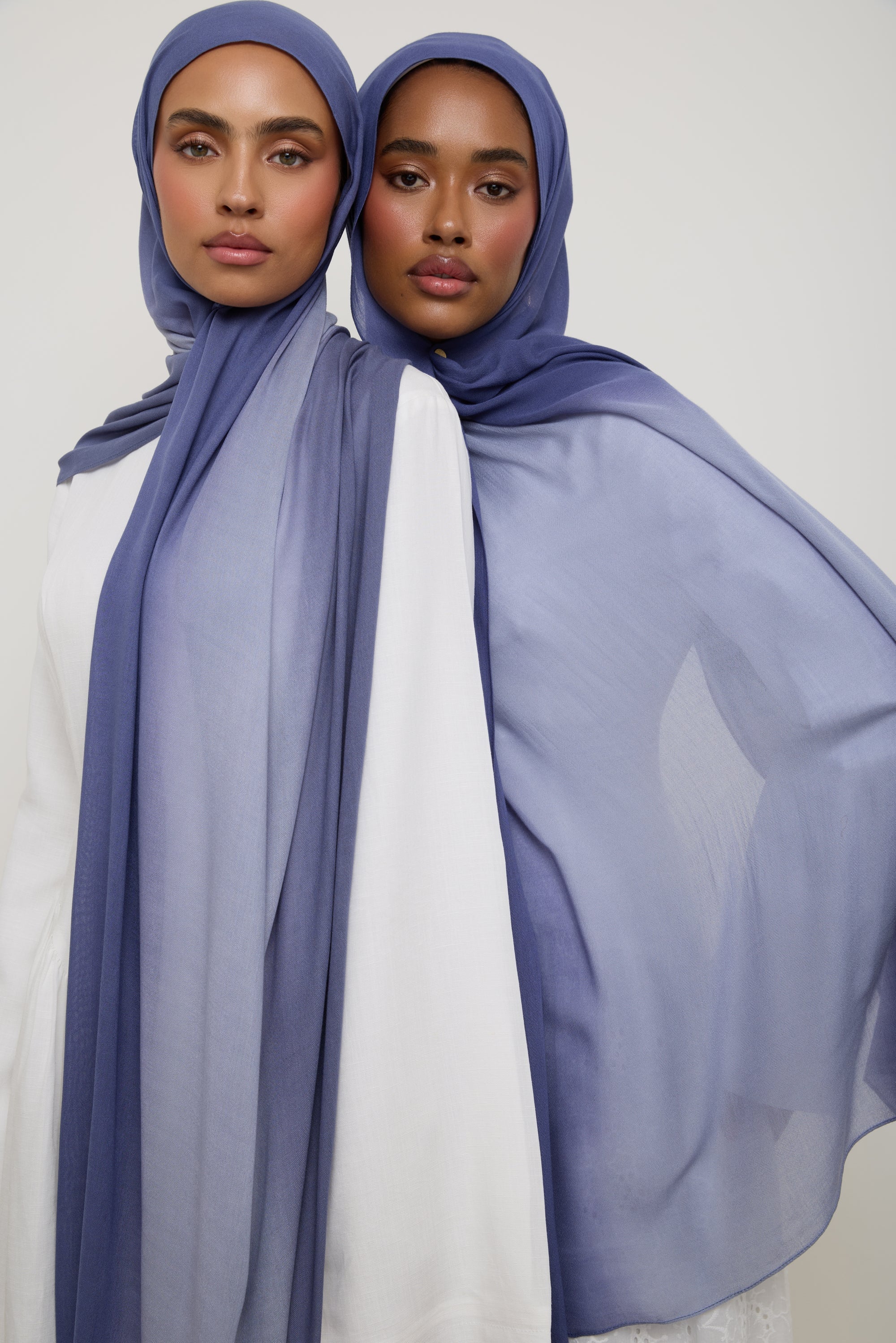 Ombre Modal Hijab - Granite Hijab Veiled 