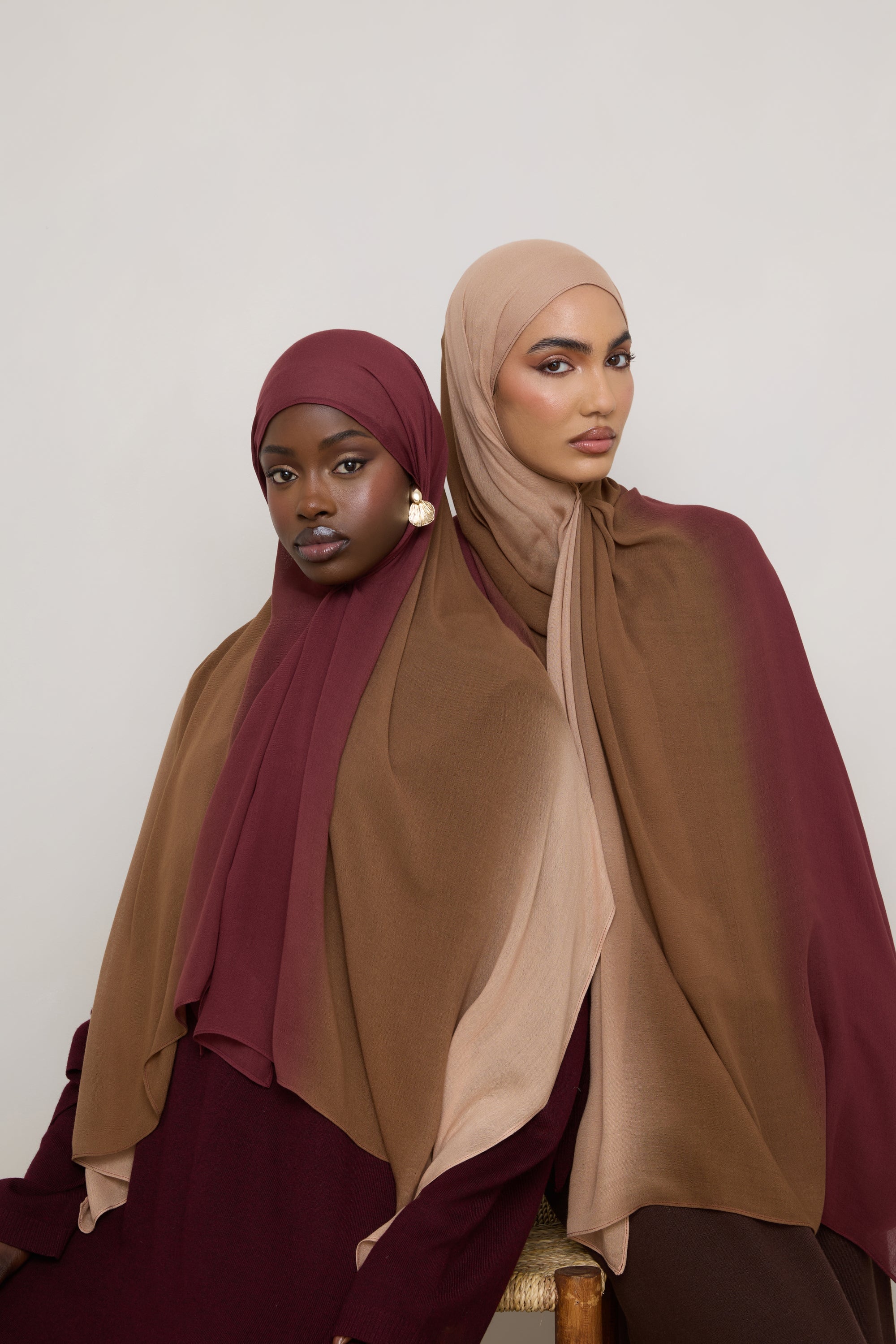 Ombre Modal Hijab - Maple Hijabs Veiled 