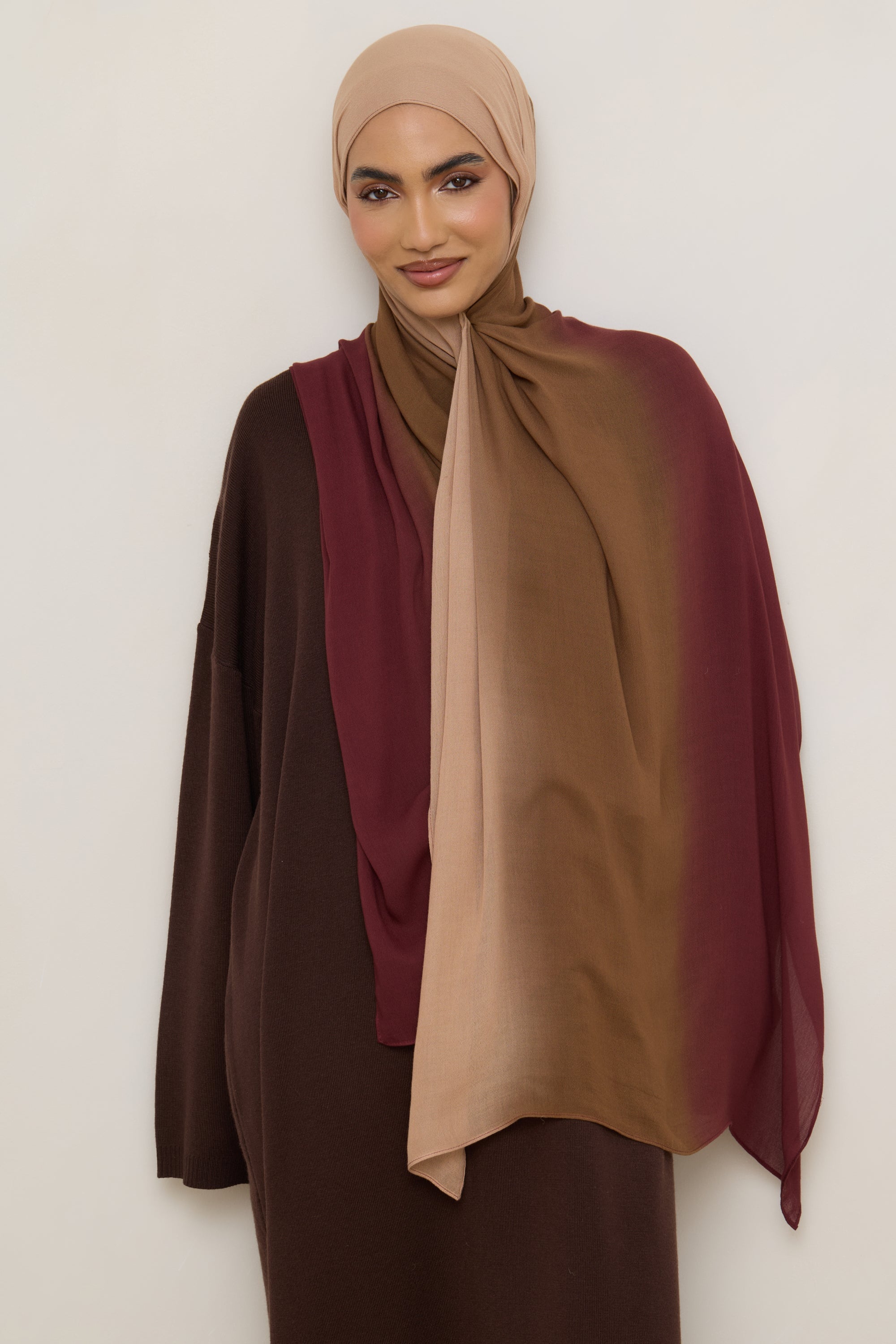 Ombre Modal Hijab - Maple Hijabs Veiled 
