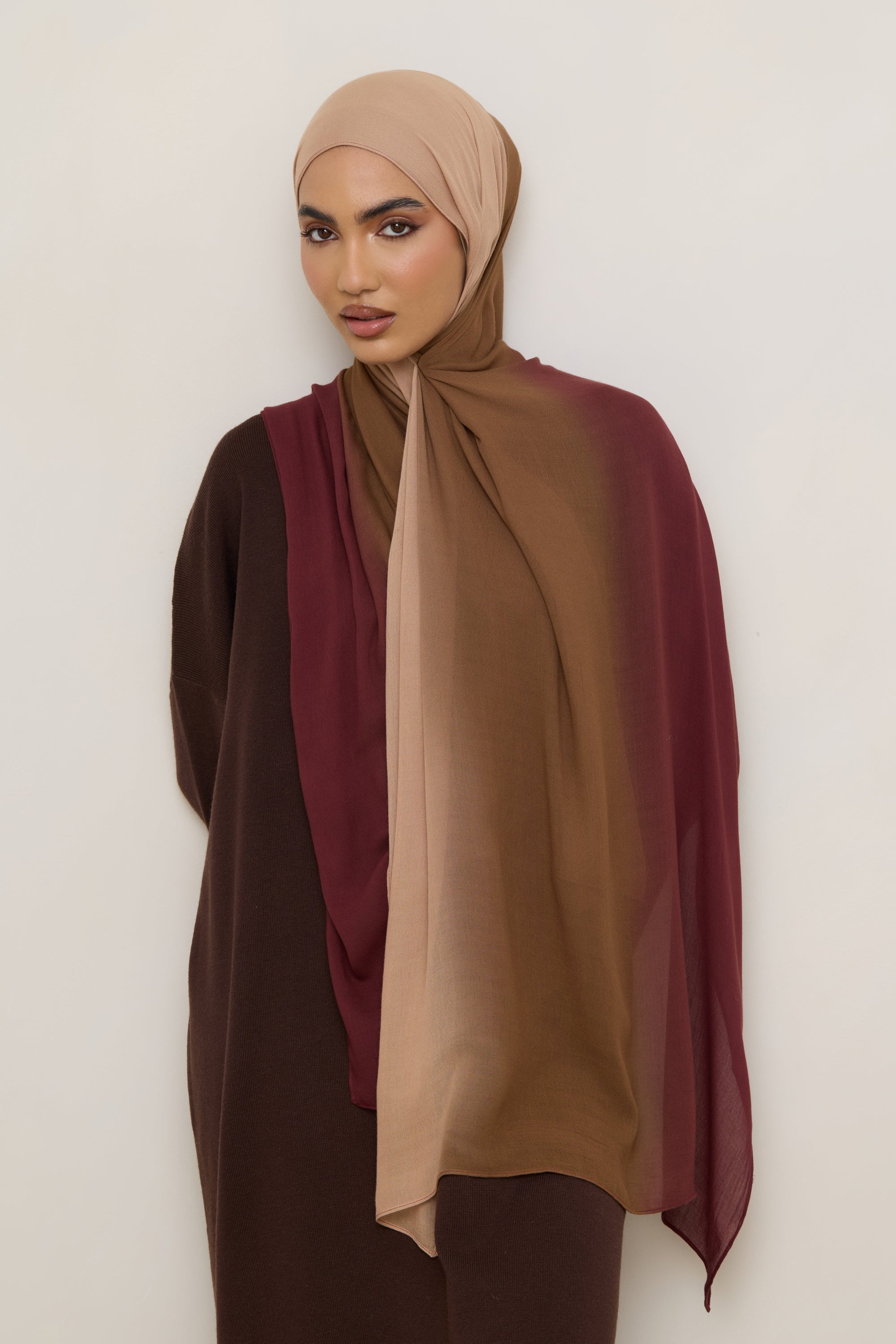 Ombre Modal Hijab - Maple Hijabs Veiled 