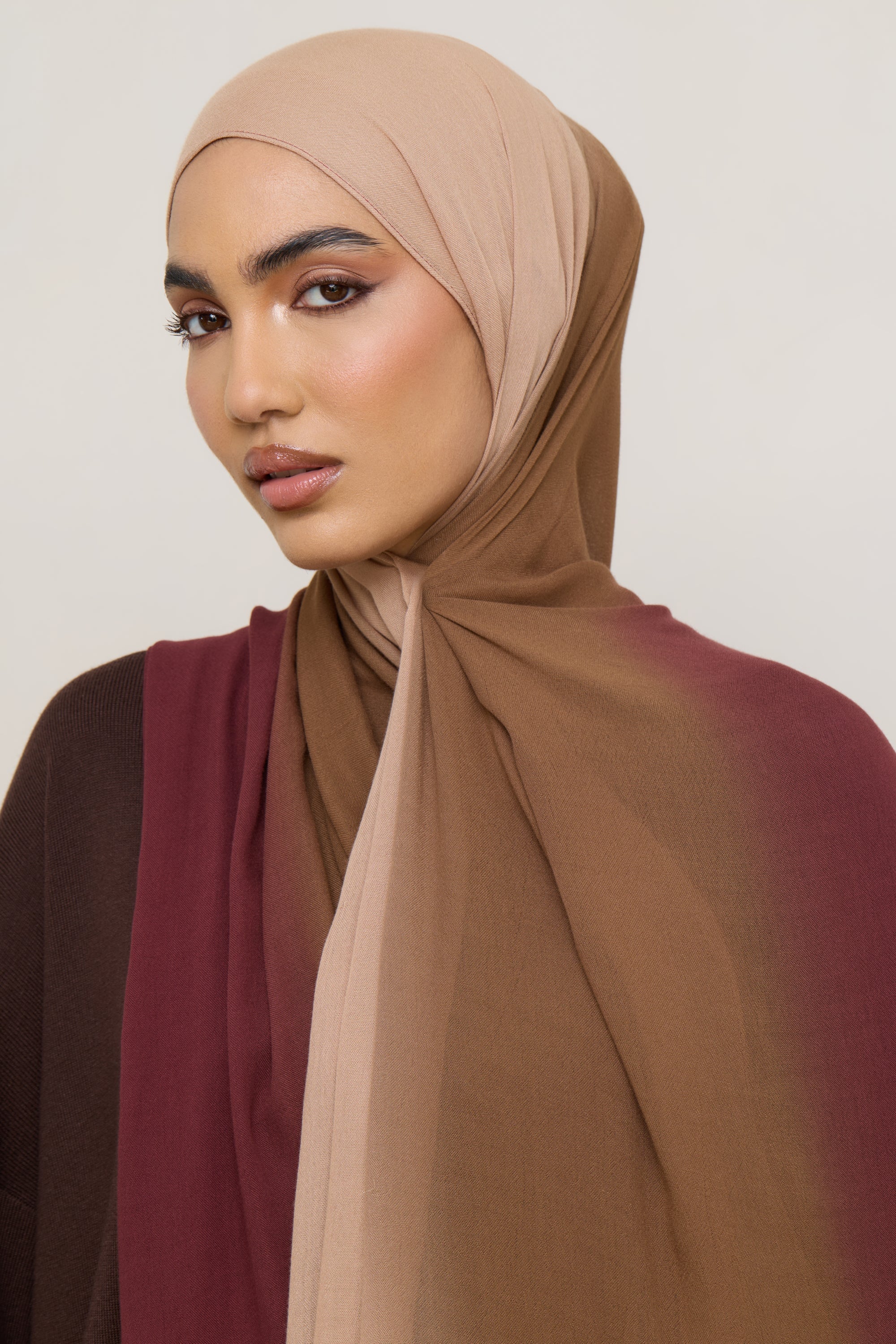 Ombre Modal Hijab - Maple Hijabs Veiled 