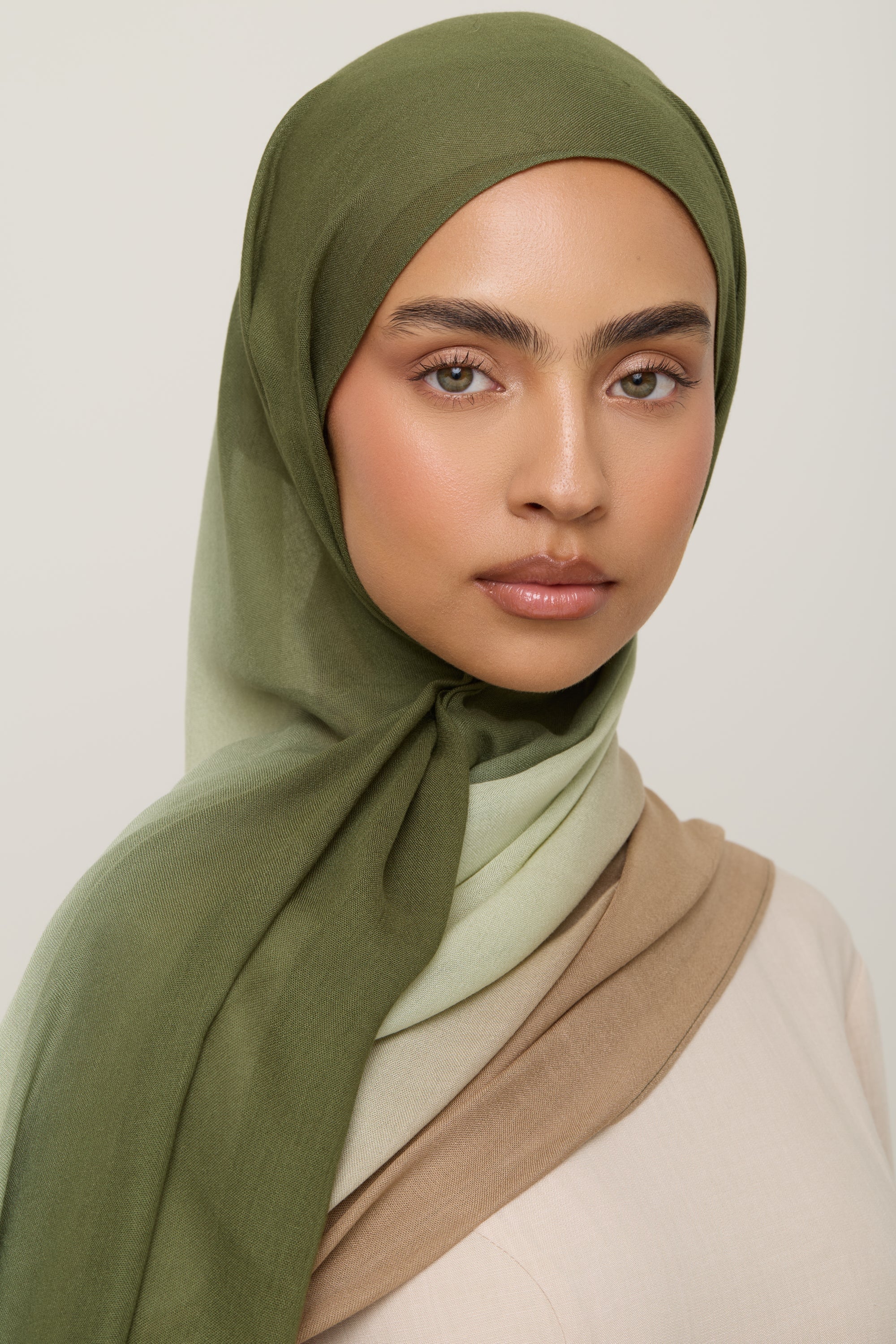 Ombre Modal Hijab - Moss Hijab Veiled 