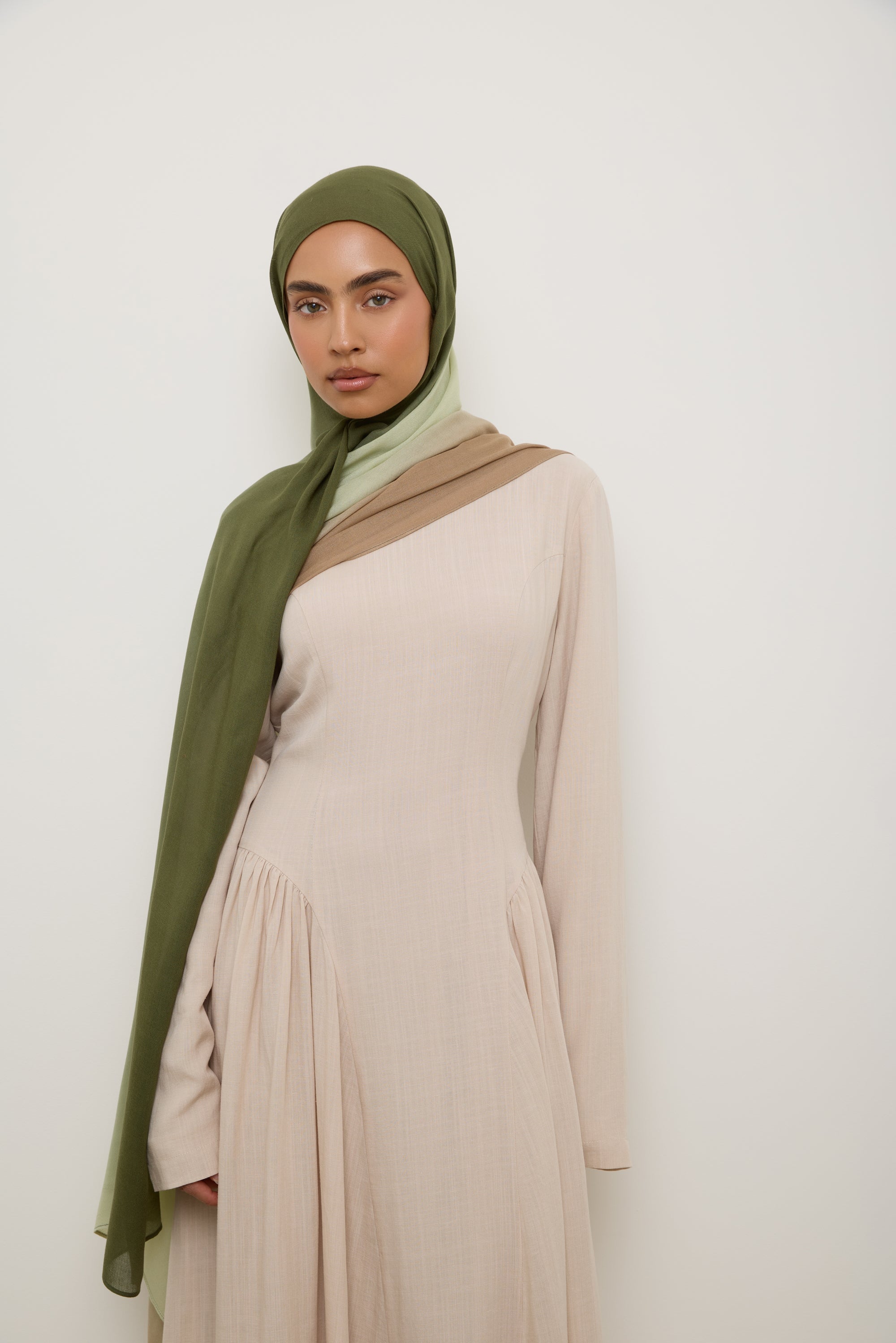 Ombre Modal Hijab - Moss Hijab Veiled 