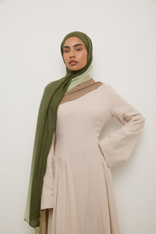 Ombre Modal Hijab - Moss Hijab Veiled 