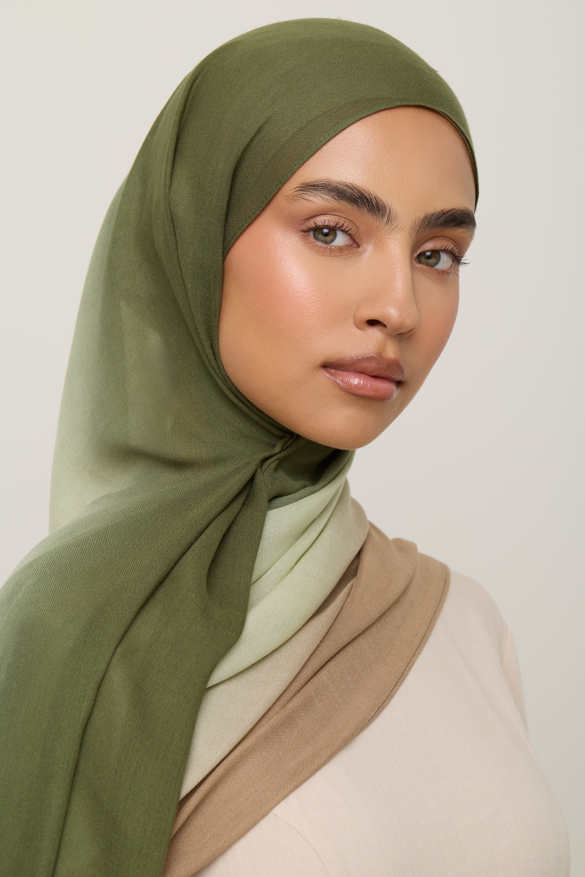 Ombre Modal Hijab - Moss Hijab Veiled 