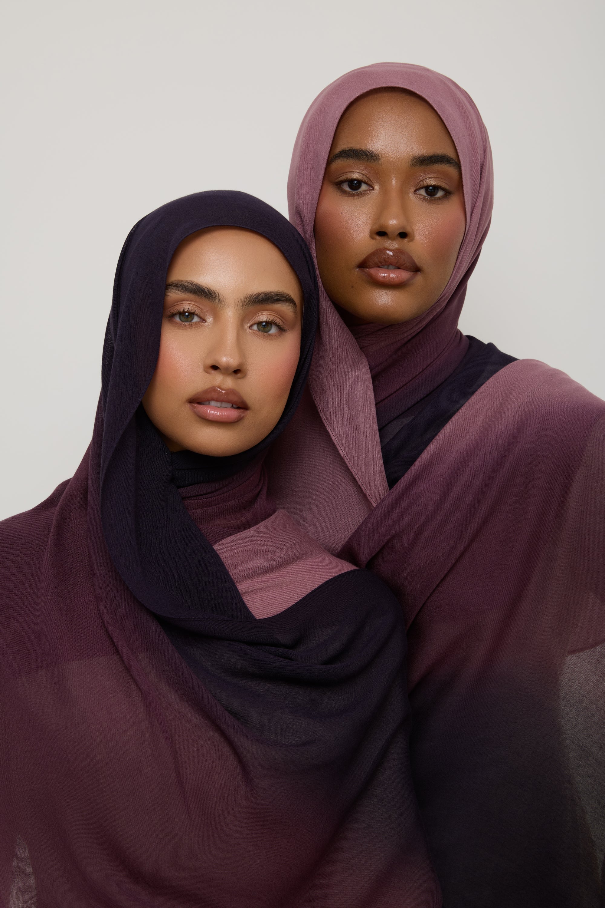 Ombre Modal Hijab - Mulberry Hijabs Veiled 