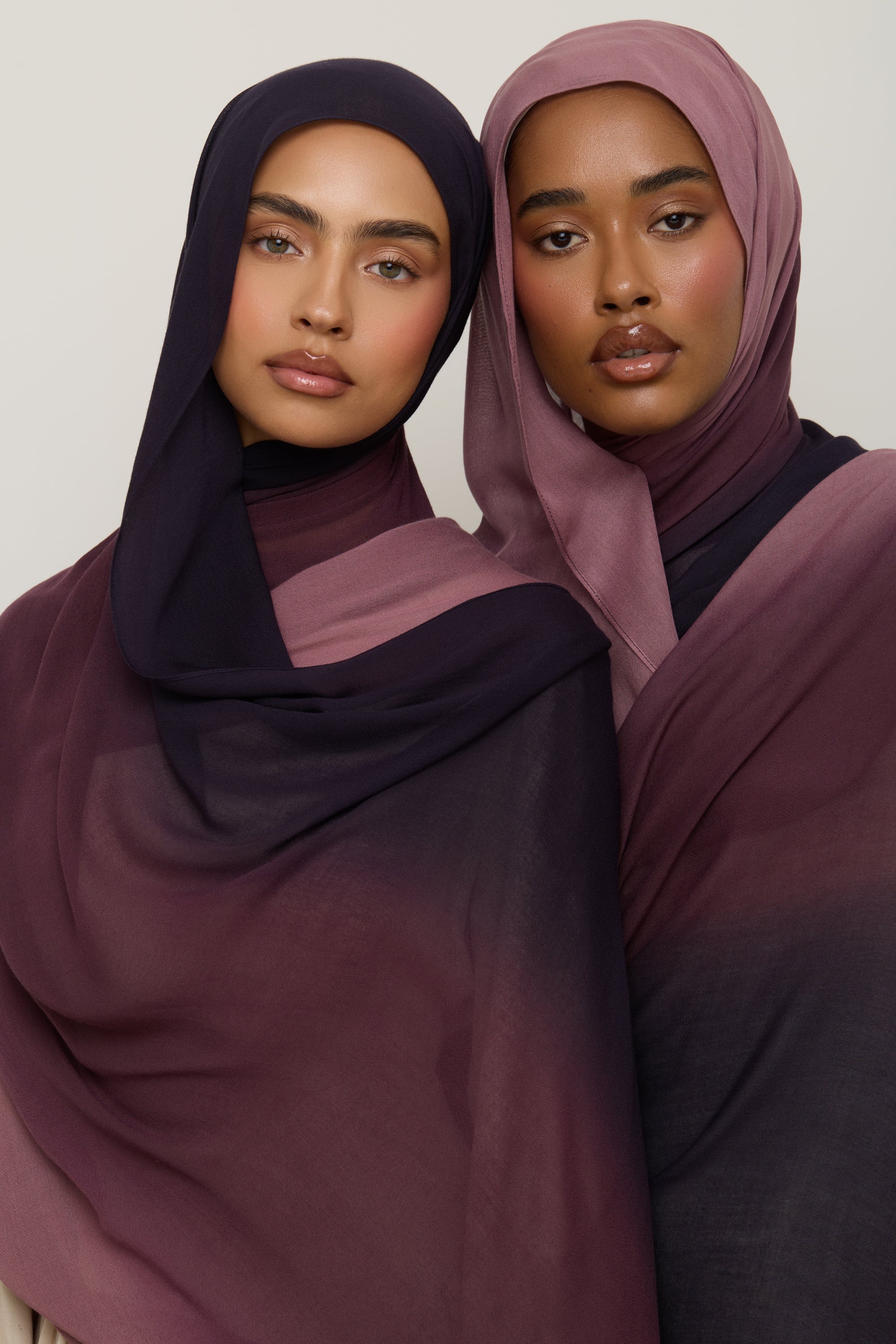 Ombre Modal Hijab - Mulberry Hijabs Veiled 