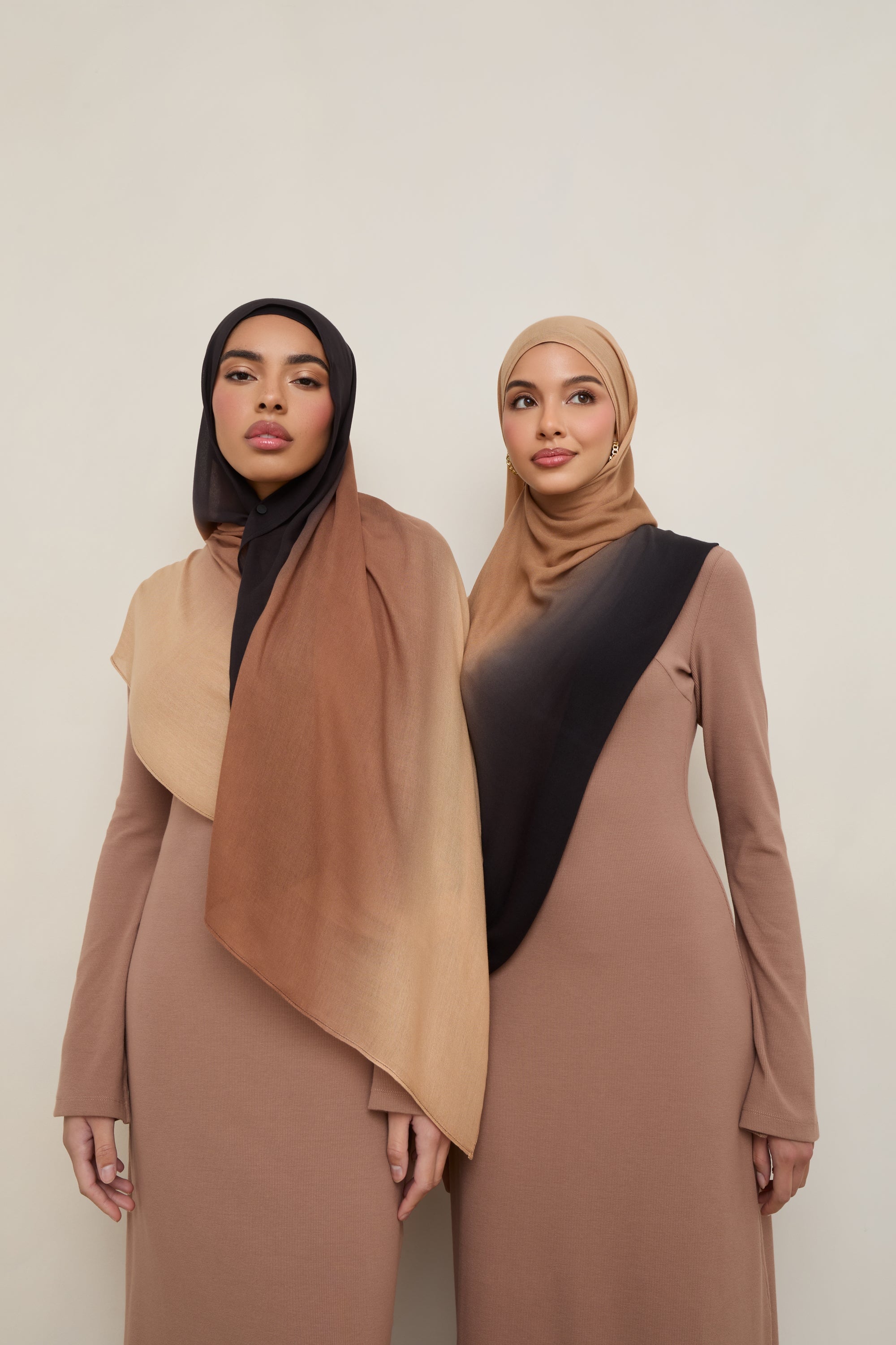 Ombre Modal Hijab - Nougat Hijabs Veiled 